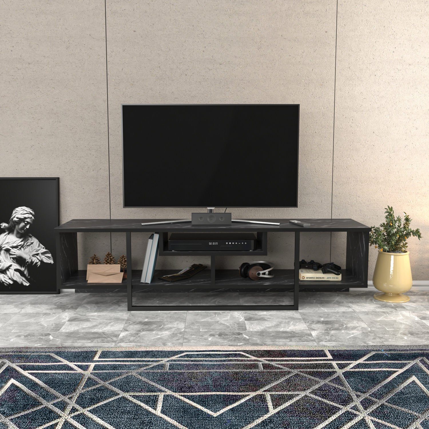 Skye Decor TV-Schrank Schränke, 40x150x35,2 cm, 100% Melaminbeschichtete Partikelplatte