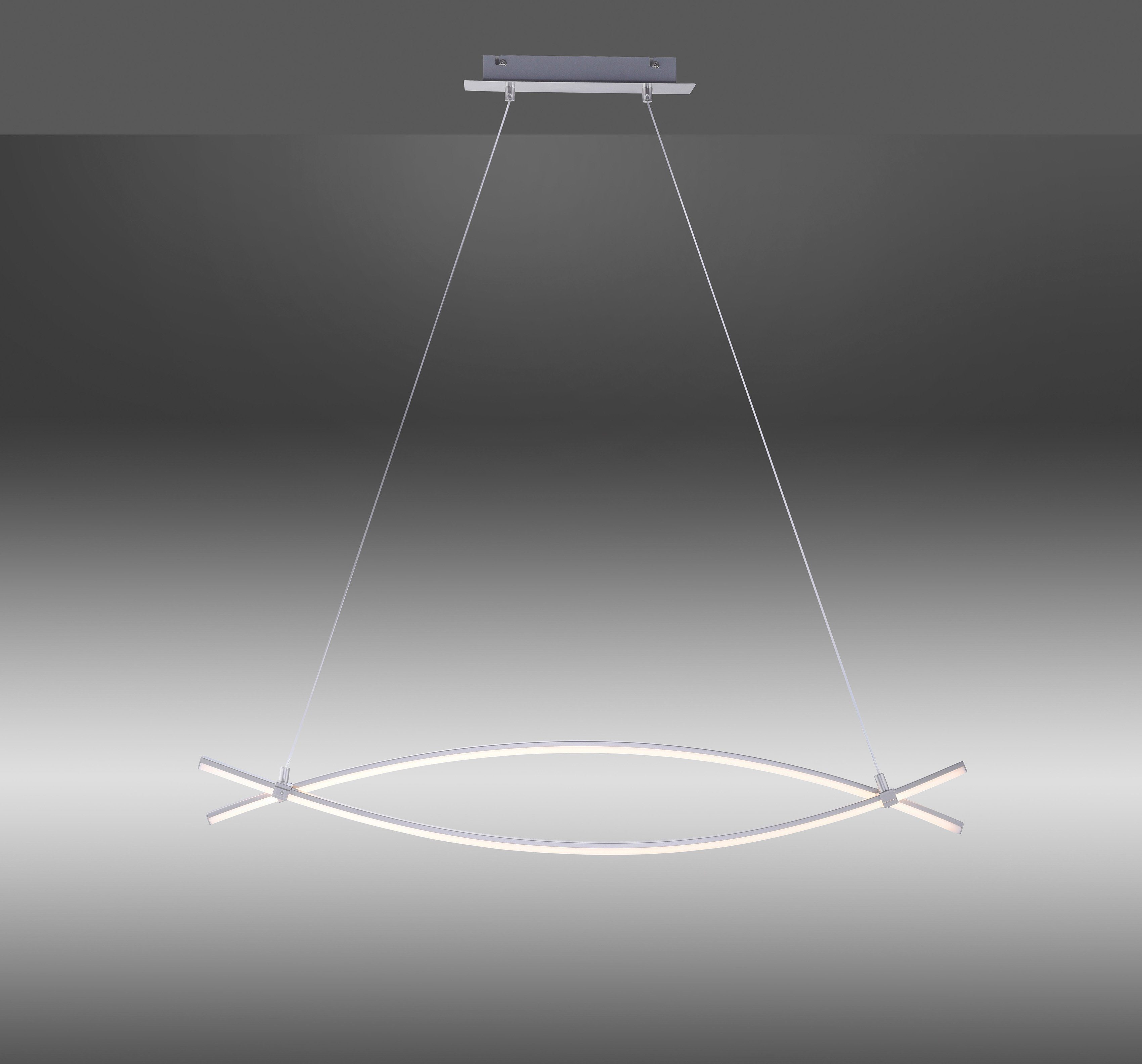 JUST LIGHT Pendelleuchte MAJA, LED fest integriert, Warmweiß, Hängeleuchte, Hängelampe