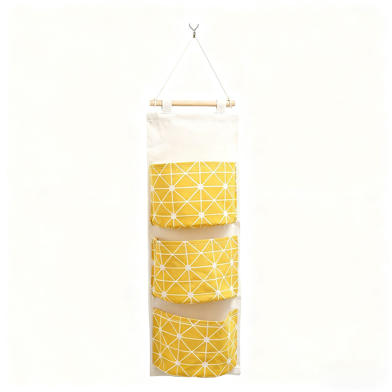 Jumpeak Hängekorb hängeaufbewahrung,hängeorganizer,hängeorganizertür,Aufbewahrungstasche (Komplettes Set, 1-teiliges Set), Drei-Taschen-Design,Maschinenwaschbar,Wasserdichte Beschichtung