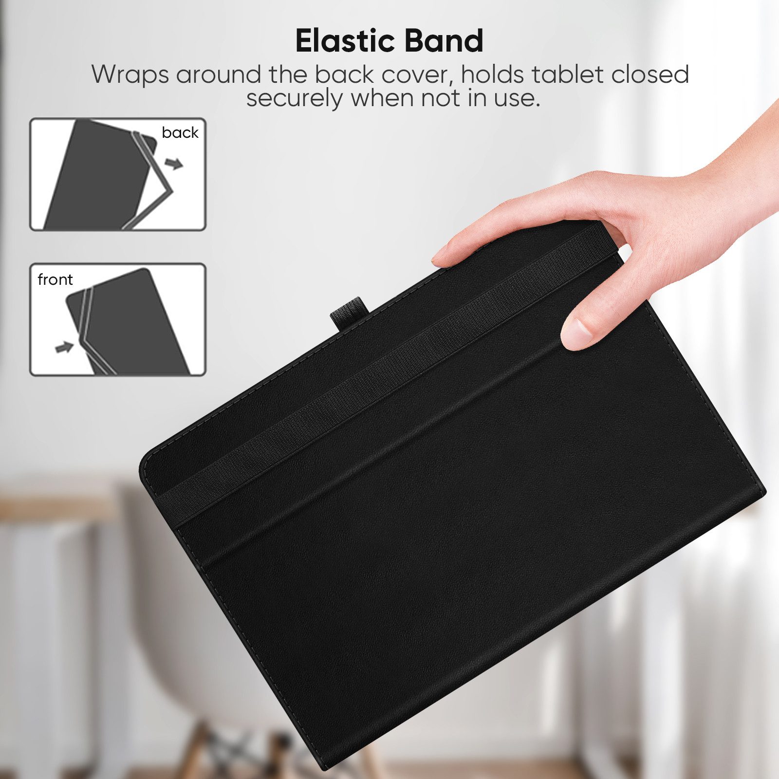 Fintie Tablet-Hülle Universal Hülle für Blackview Tab60 WiFi Tablet 10''/Tab 70/Tab 80 10" – Bild 4 von 5