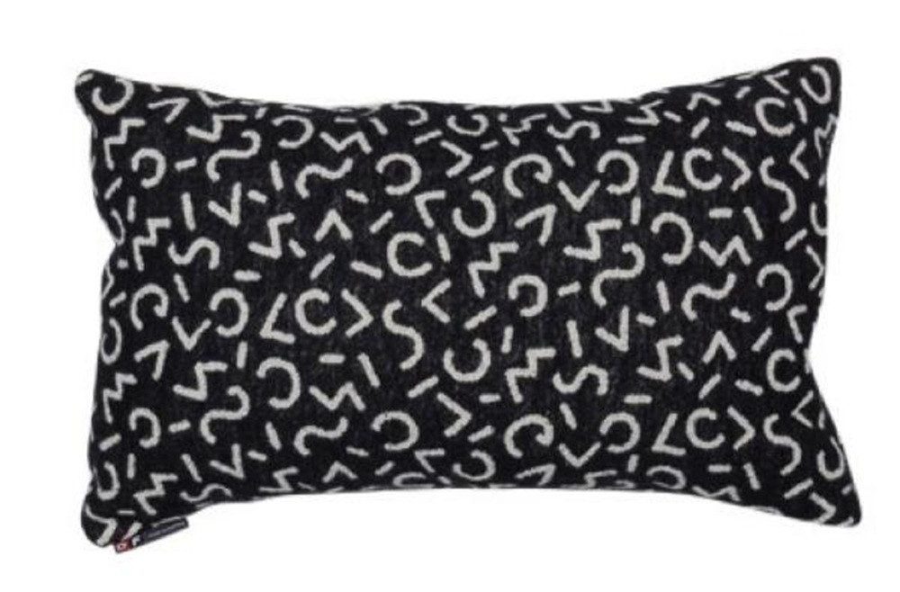 DAVID FUSSENEGGER Dekokissen Kissen gefüllt Silvretta 'Kleinmuster' 30 x 50 cm