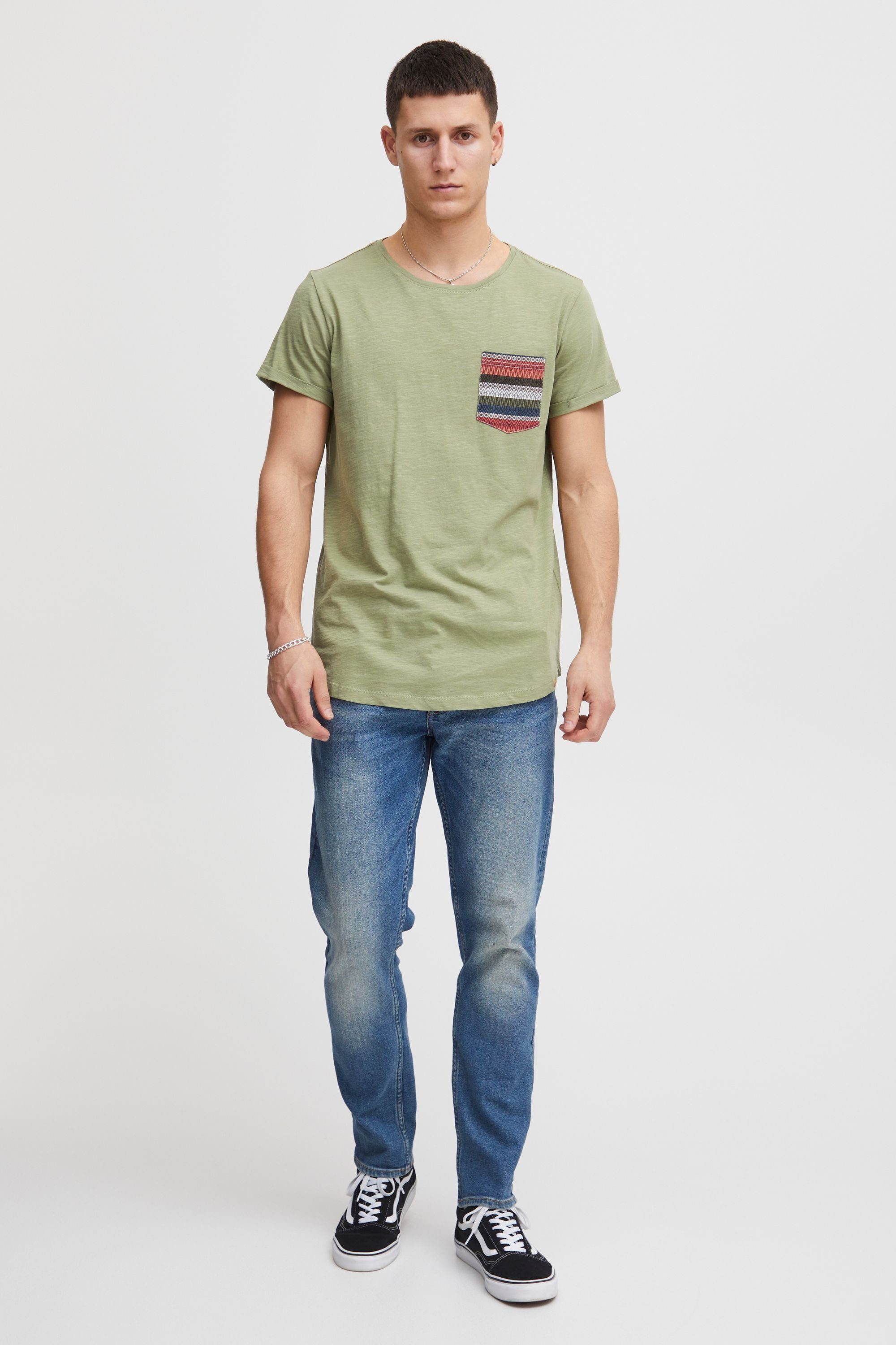 Blend T-Shirt BHElandro (1-tlg) Klassisches T-Shirt mit Rundhalsausschnitt