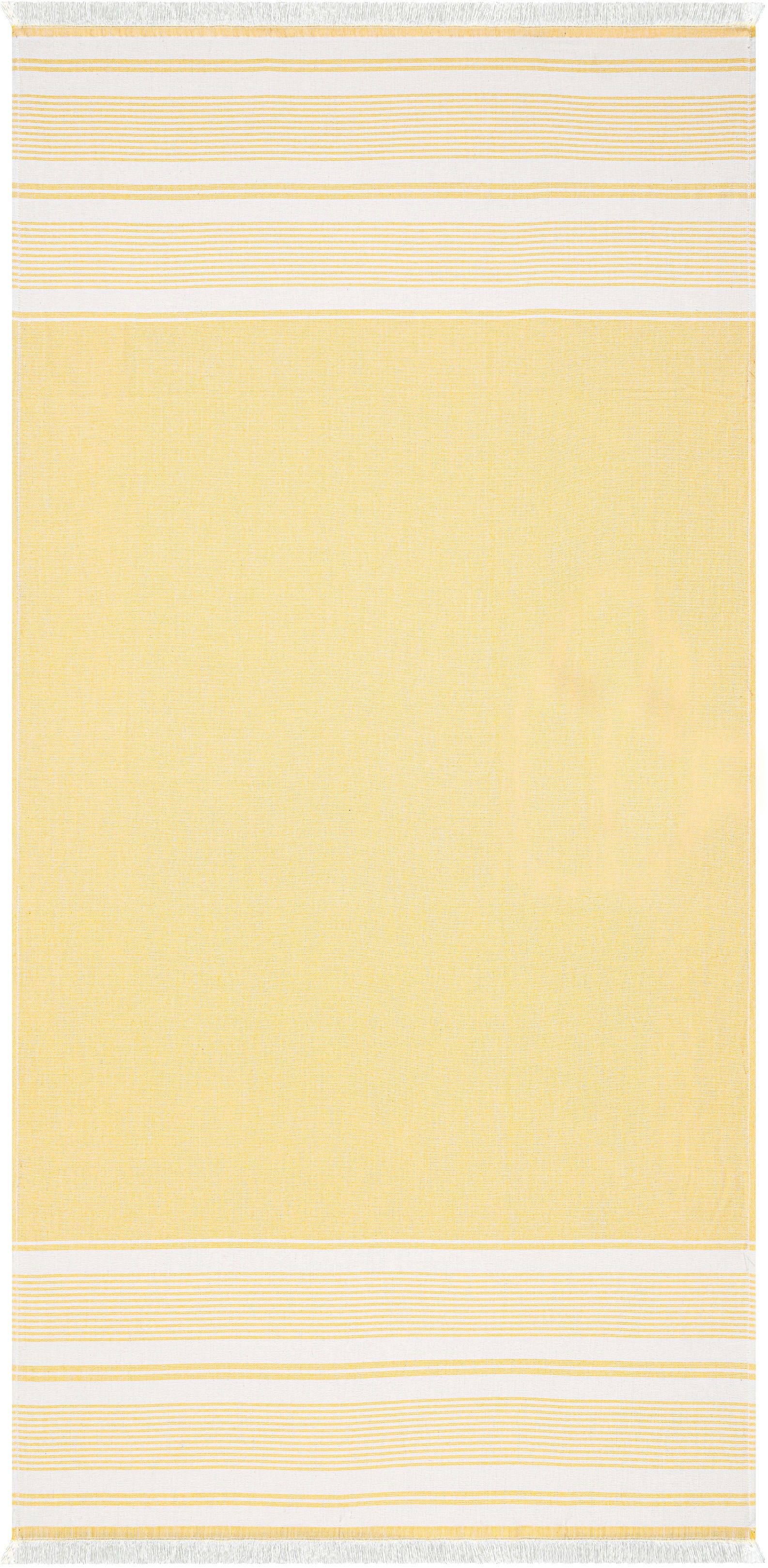 Egeria Strandtuch Pestemal, gewebte Ware (1-St), 80x180 cm, mit Fransen