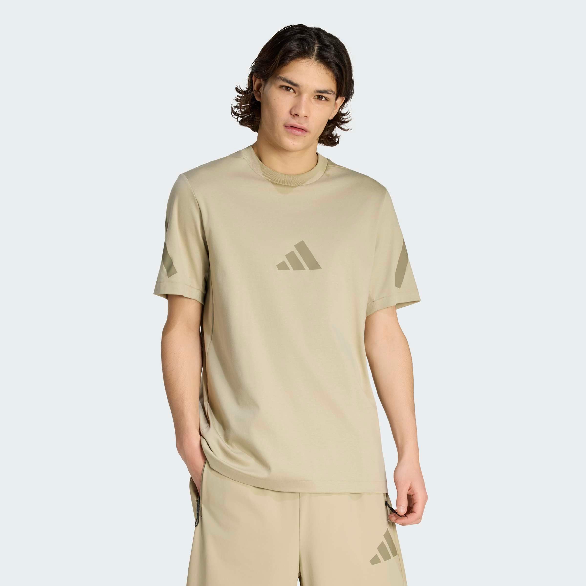 adidas Sportswear T-Shirt M Z.N.E. TEE sportlicher Stil, Kurzarm, aus Baumwolle, ohne Verschluss