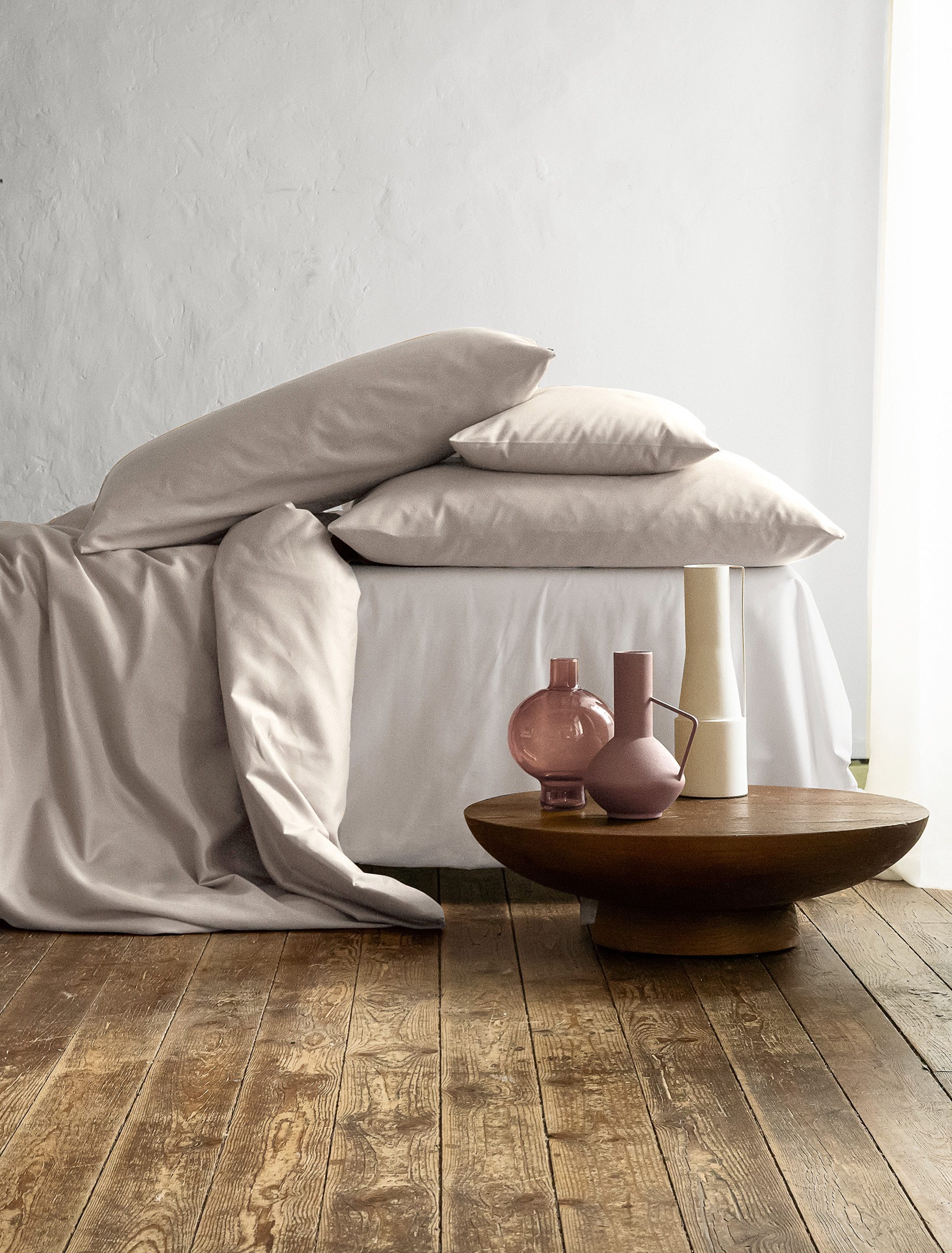 Irisette Bettwäsche Premium Satin Bettwäsche Paris, Mako-Satin, 2 teilig, hochwertige Uni Premium Bettwäsche mit Reißverschluss, 100% Baumwolle – Bild 3 von 5