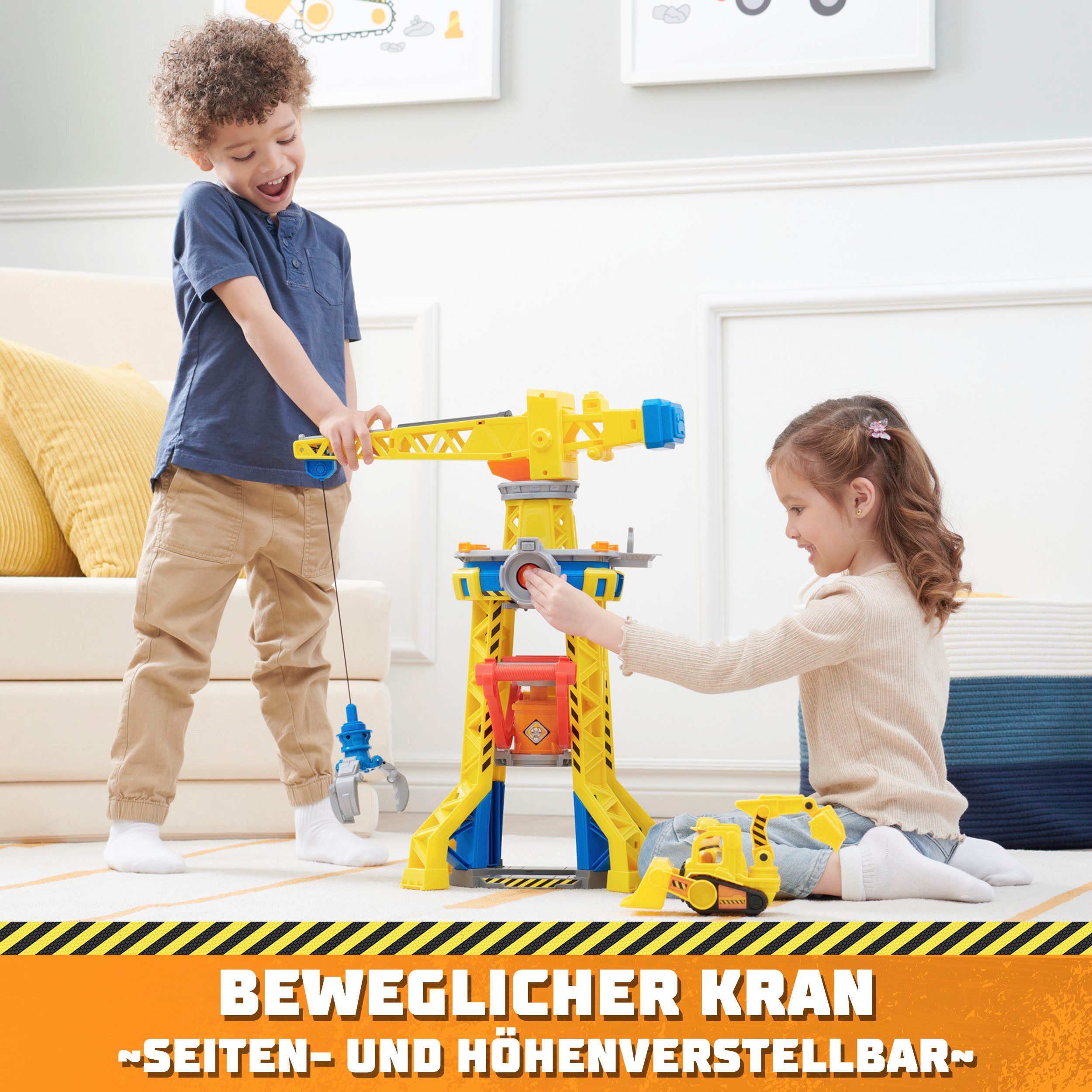 Spin Master Spielwelt Rubble & Crew - Barkyard Playset, mit Licht- und Soundeffekt