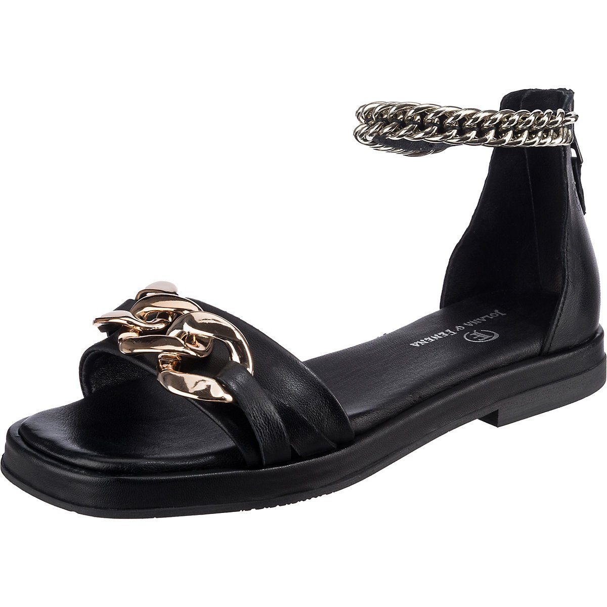 JOLANA & FENENA »J&F Golden Detail Sandalen mit Zip« Sandale online kaufen  | OTTO