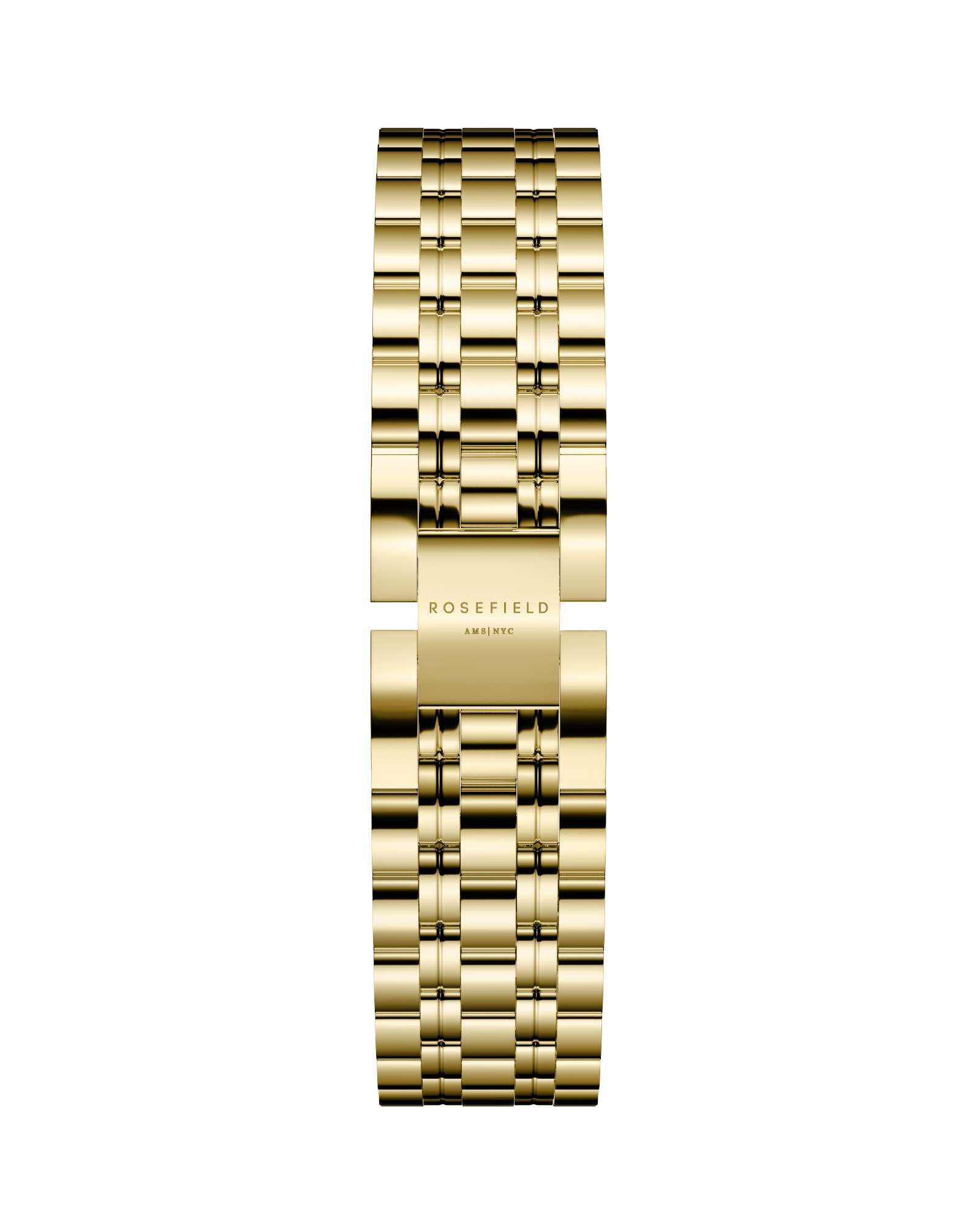 ROSEFIELD Quarzuhr ROSEFIELD Damenuhr Octagon 29mm Goldfarben