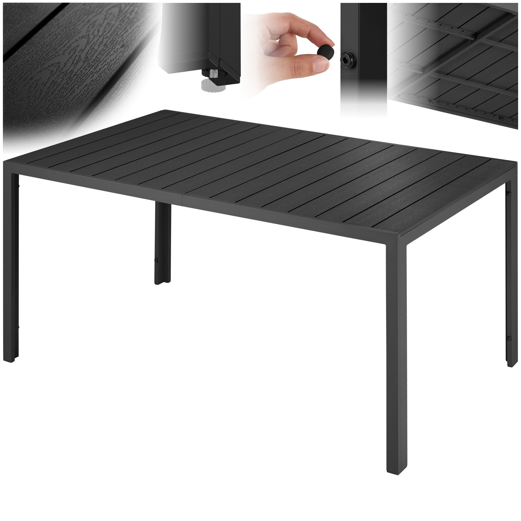 tectake Gartentisch Bianca (1-St., 1 tlg), günstig online kaufen
