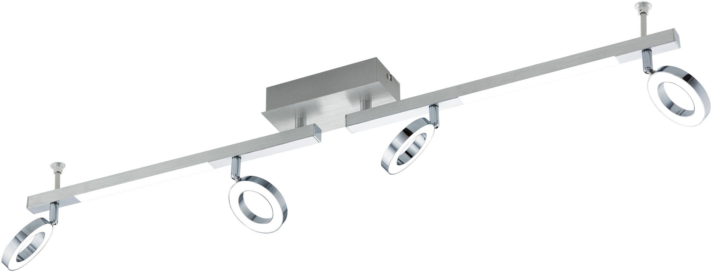 EGLO LED Deckenspots CARDILLIO, LED fest integriert, Warmweiß, Deckenspot aus Alu, Stahl - 3,2W und 3,3W - Warmweiß