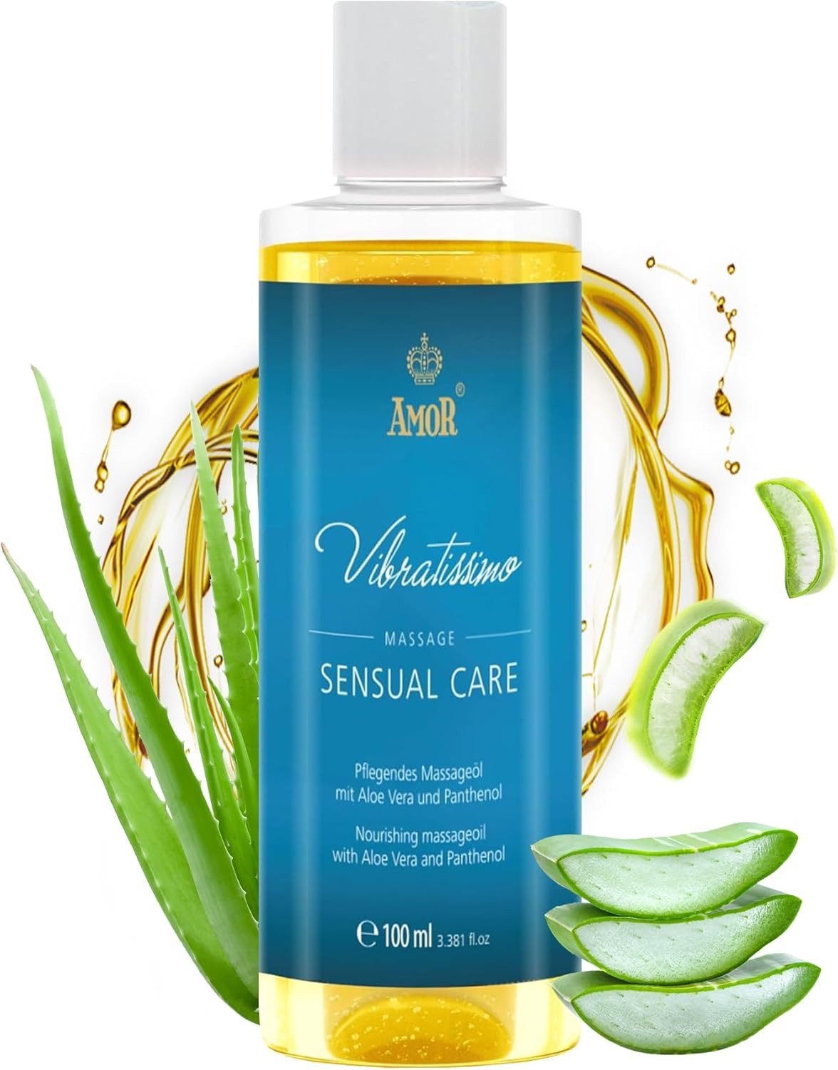 Vibratissimo Massageöl Desire Jump, Natural, Inspiration, verschiedene Aromen für entspannende Stunden