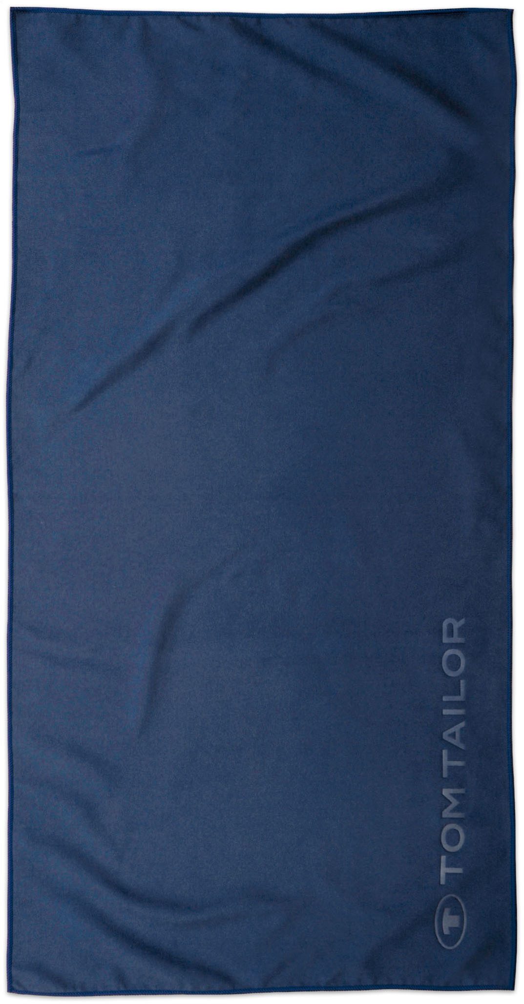 TOM TAILOR HOME Sporthandtuch Fitnesstuch COLOR BATH, Microfaser (1-St), Logo Prägung, Mikrofaser, weich, schnell trocknend