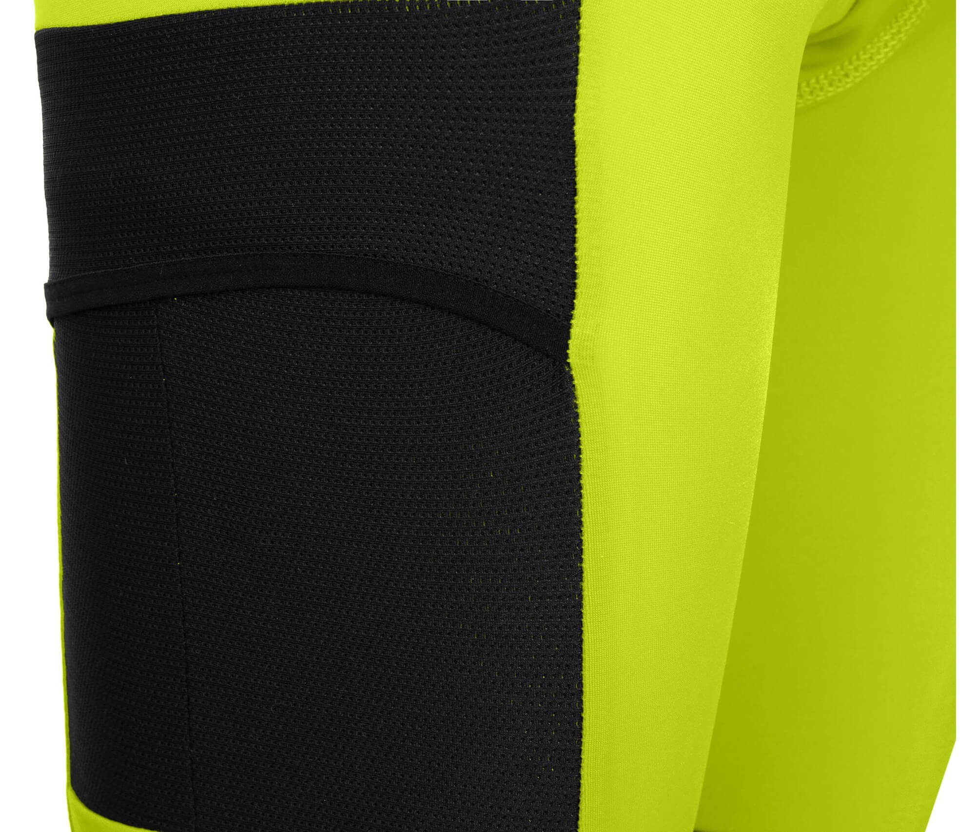 Bergson Fahrradhose SUNDRA COMFORT (mit Sitzpolster) Damen Fahrradhose, bielatisch, tight, Normalgrößen, leuchtend grün