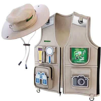 LK Trend & Style Cowboy-Kostüm »Entdecker Set, Explorer Weste mit Hut«