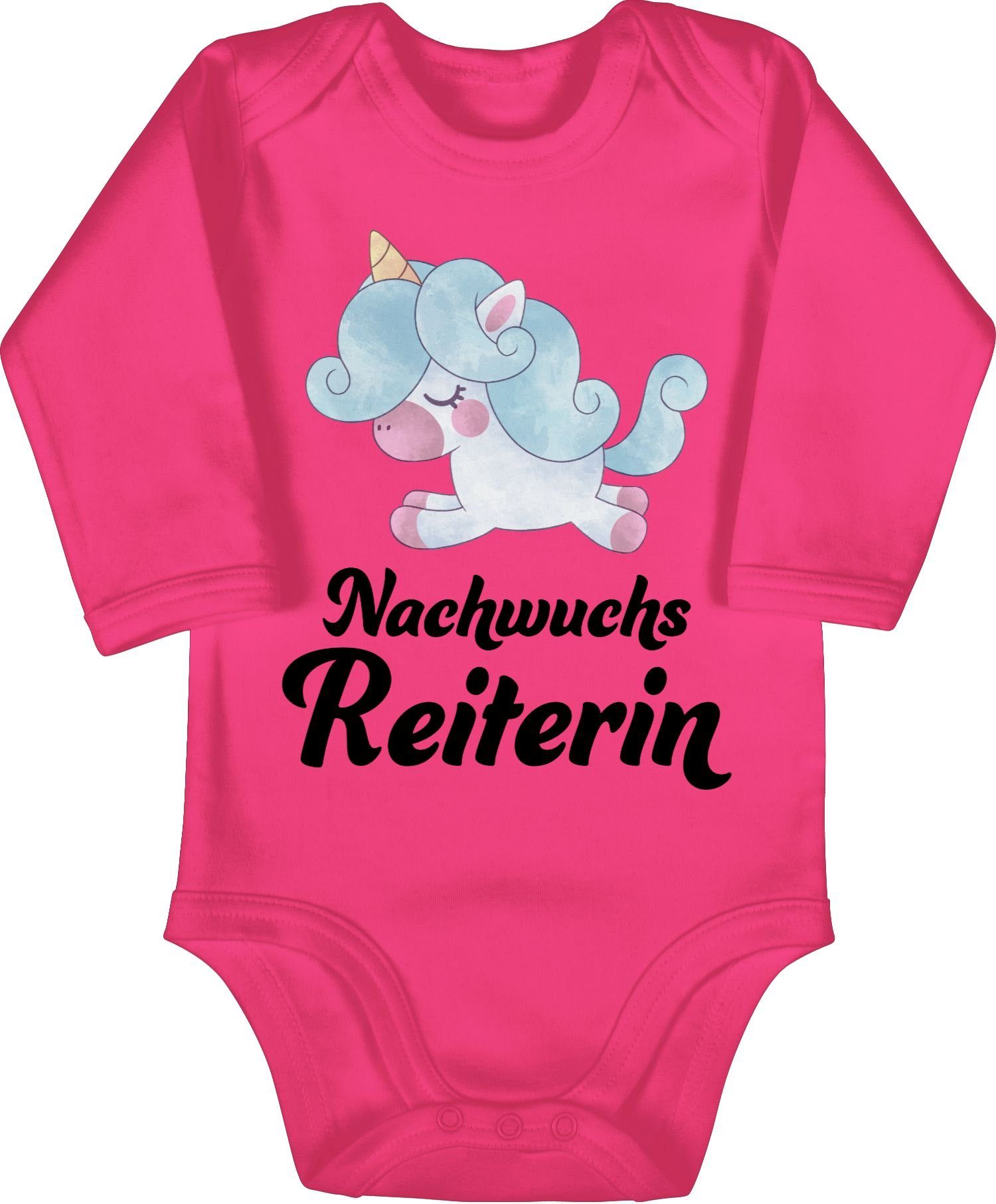 Shirtracer Shirtbody Nachwuchsreiterinn I Geschenk Reiterin Baby Pferd