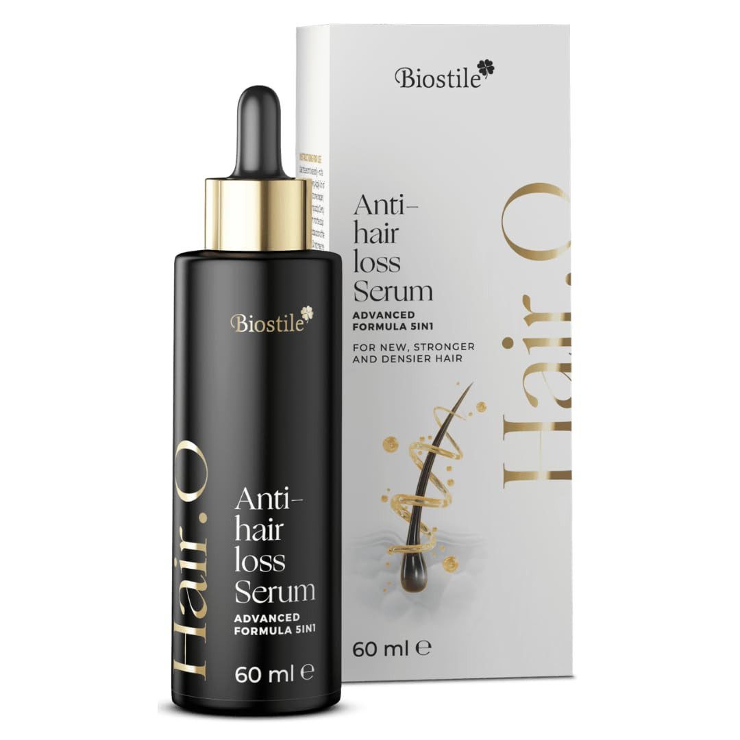 Biostile Hair.O Haarserum mit Baicapil & Kopexil für Kopfhaut - Serum, 60 g, Mit Peptiden, Melatonin und Koffein, 60 ml