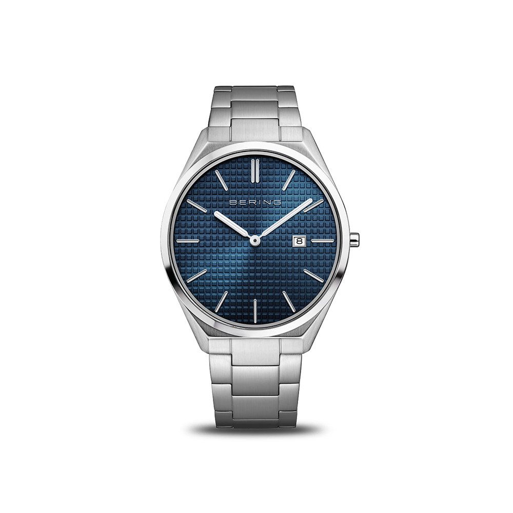 Quarzuhr Bering Ultra Slim silber poliert/gebürstet 17240-707 17240-707