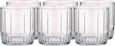 Pasabahce Gläser-Set Leia 3er Water Berühmte Gläser Wassergläser transparent aus Glas