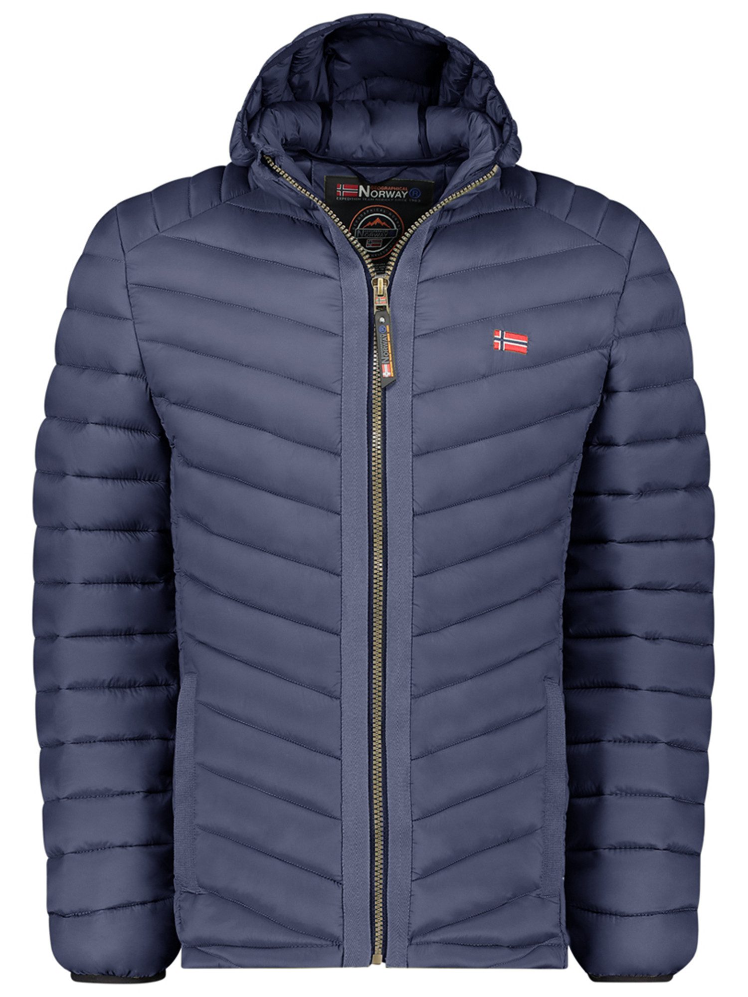 Steppjacke Herren Steppjacke Übergangsjacke mit Kapuze