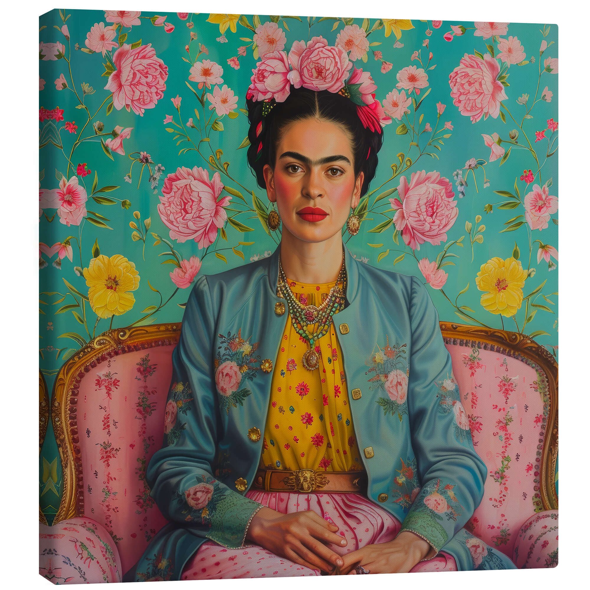 Posterlounge Leinwandbild DejaReve, Frida Kahlo auf günstig online kaufen