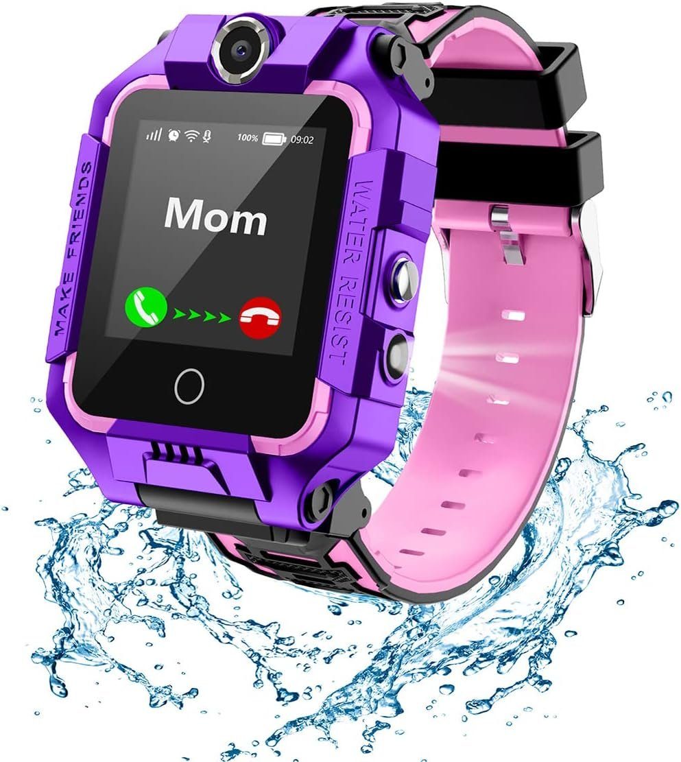 LiveGo Smartwatch (Android), mit GPS-Tracker Smartwatch für Jungen& Mädchen  4G Video Telefonanruf