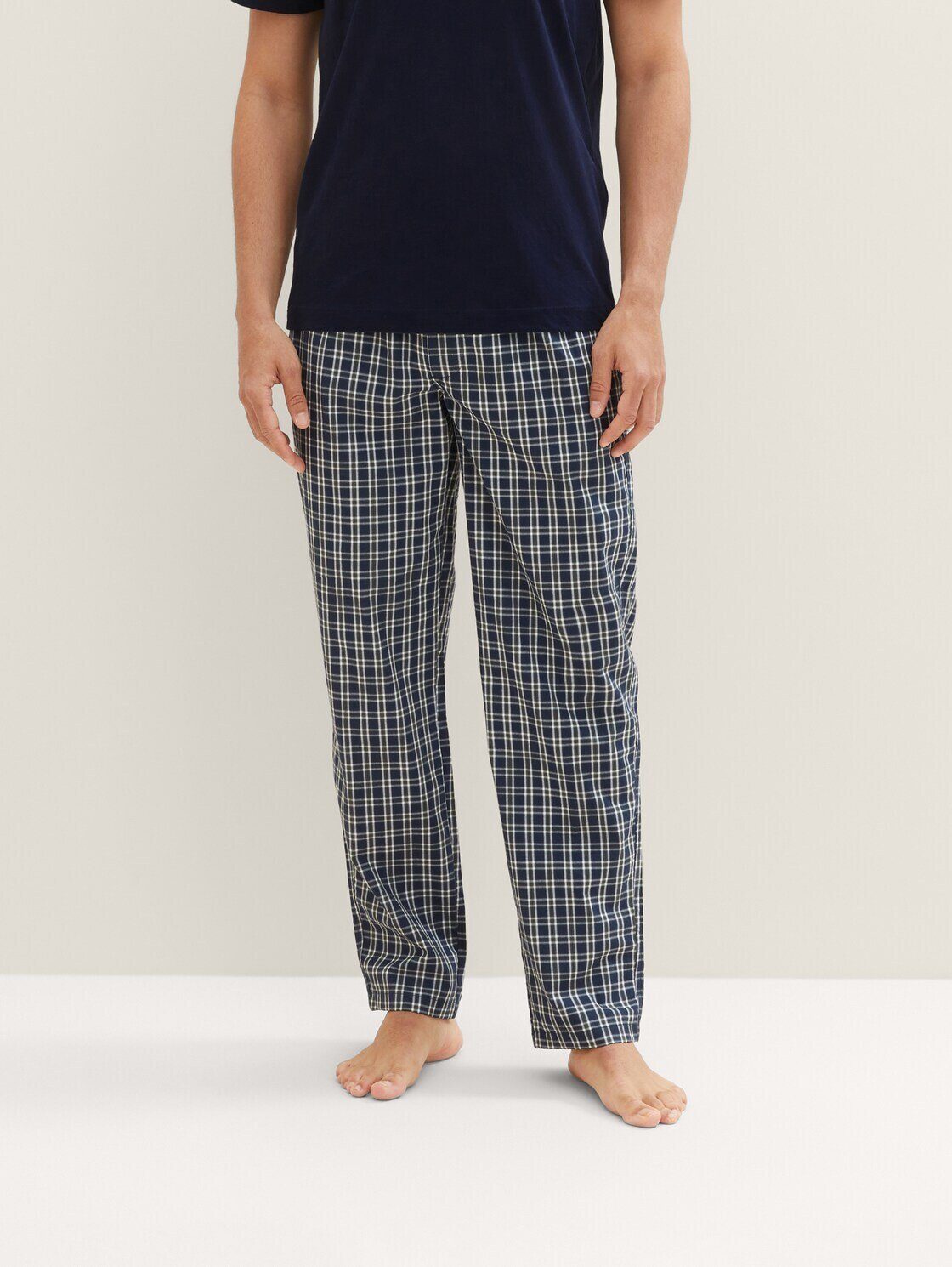 TOM TAILOR Pyjamahose Pyjama-Hose aus Baumwolle günstig online kaufen