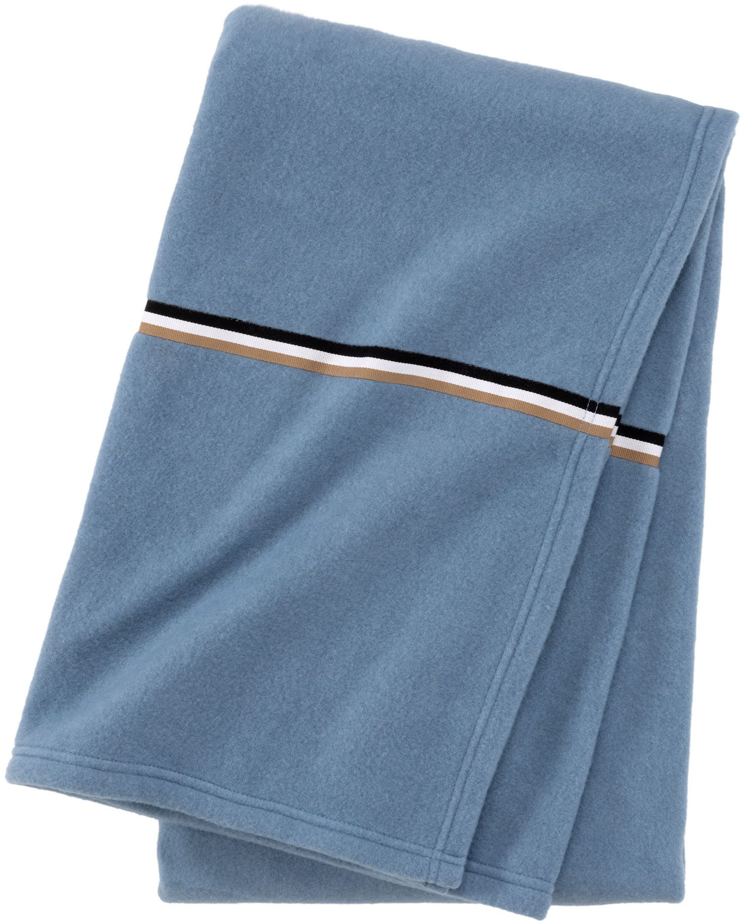 Plaid BLINEA, BOSS Home, mit Label-Applikationen