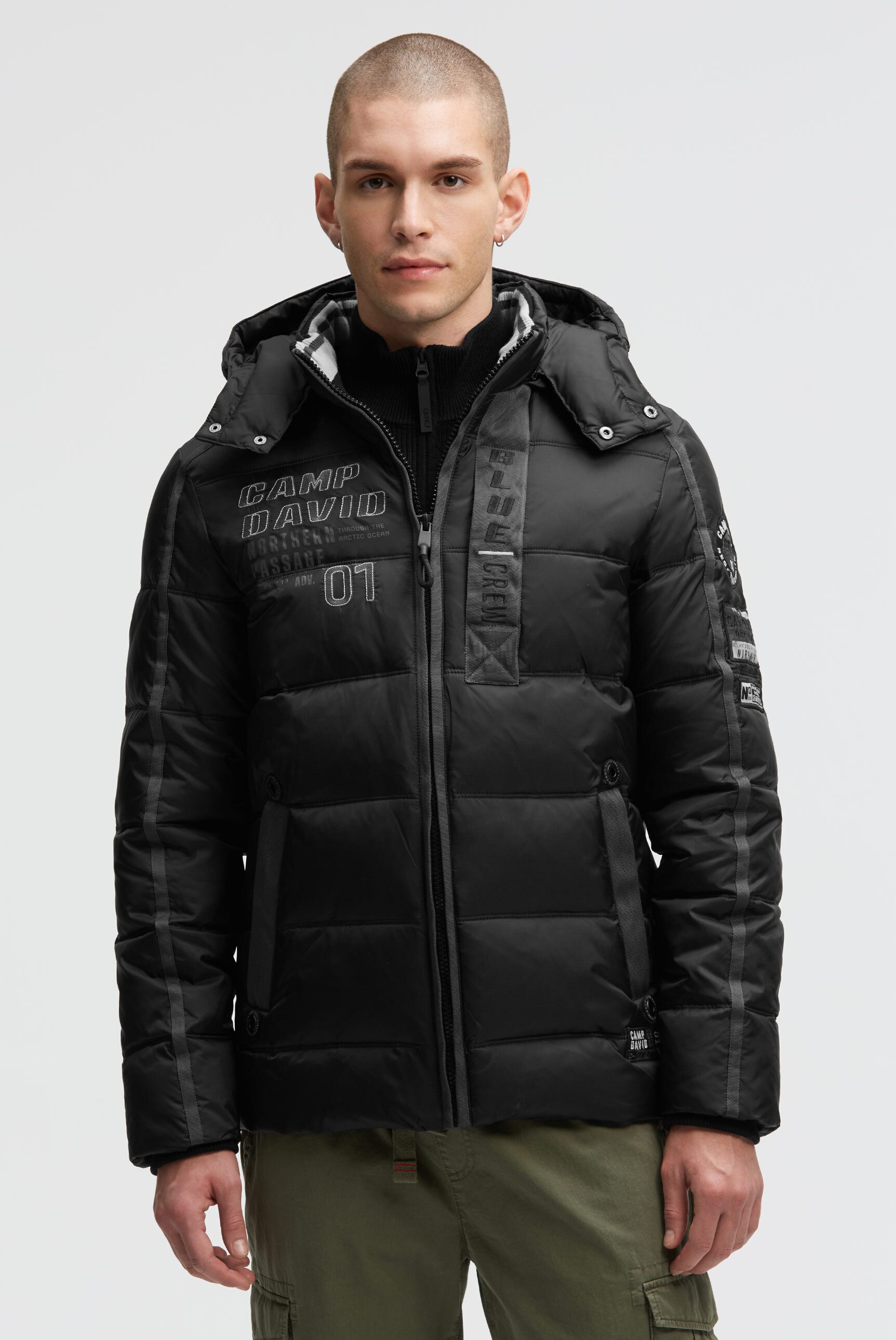 CAMP DAVID Winterjacke mit abtrennbarer Kapuze günstig online kaufen