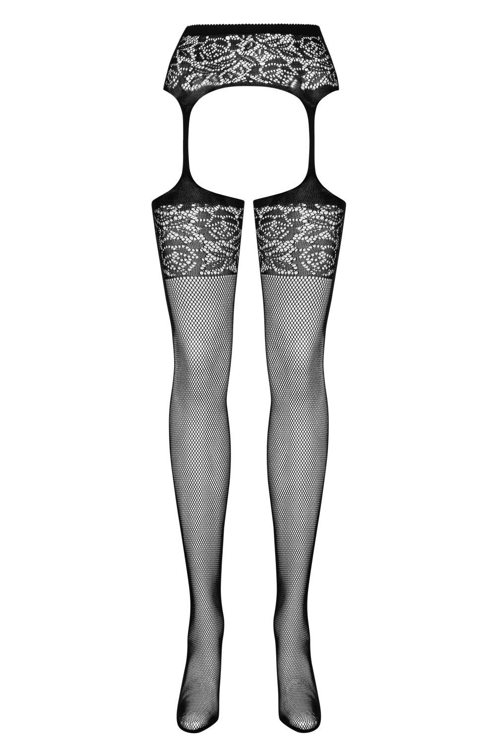 Obsessive Strapsstrümpfe Schwarze Strapsstrümpfe ouvert (1-Paar) günstig online kaufen