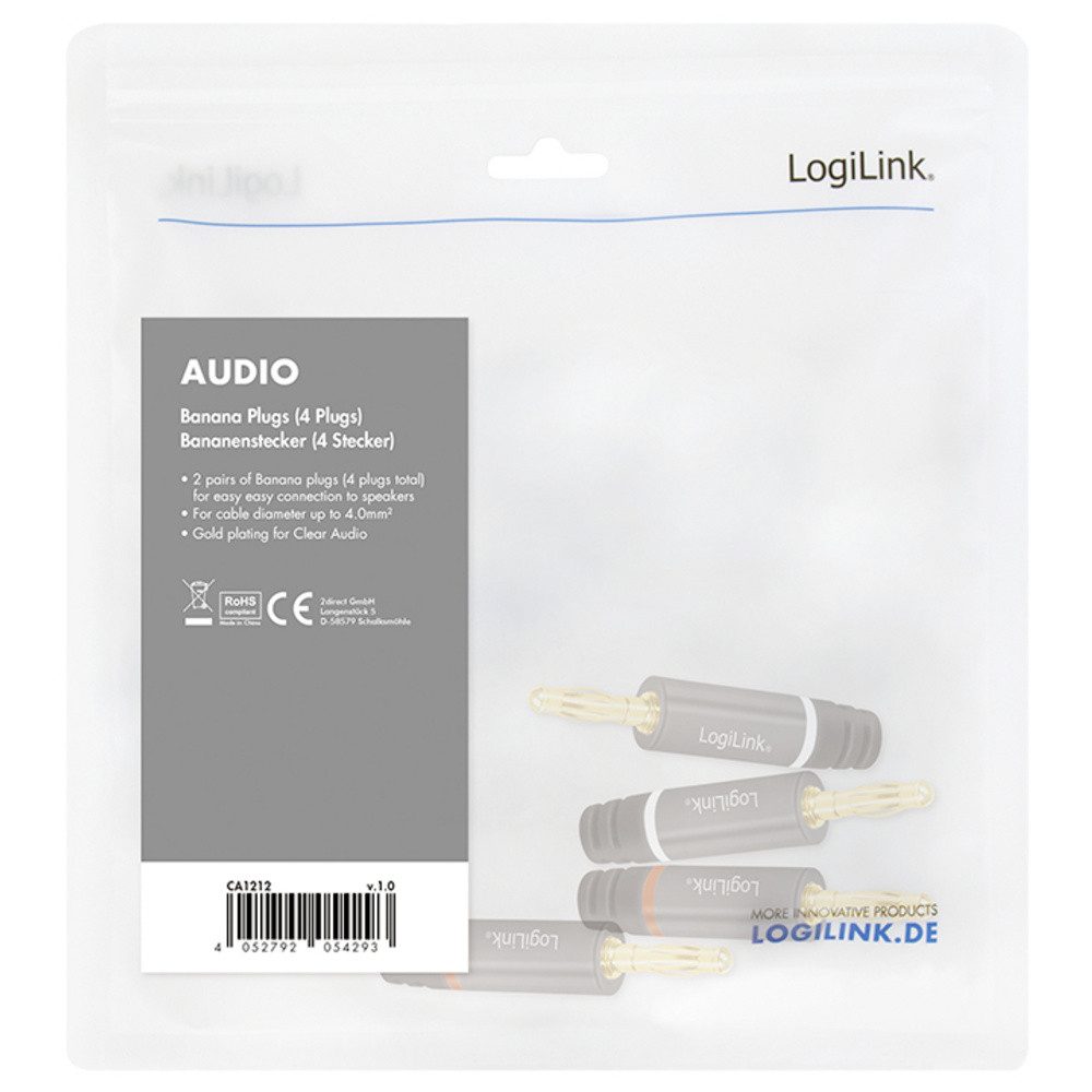 LogiLink LogiLink CA1212 CA1212 Audio Adapter Grau Audio-Adapter