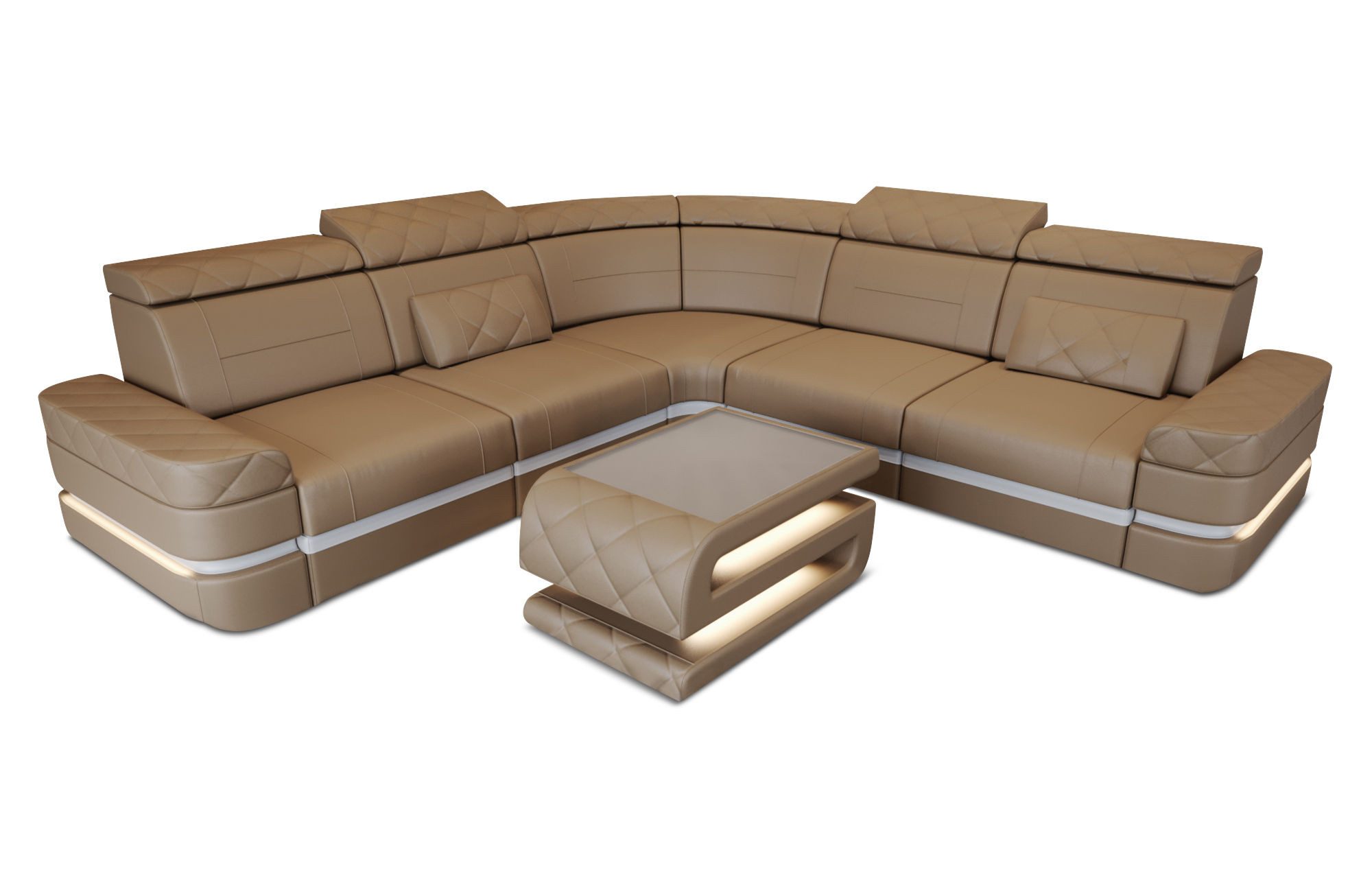 Sofa Dreams Ecksofa Ledersofa Positano L günstig online kaufen