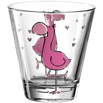 LEONARDO Kindergeschirr-Set Leonardo Kindergläser Flamingo Bambini (6-teilig)