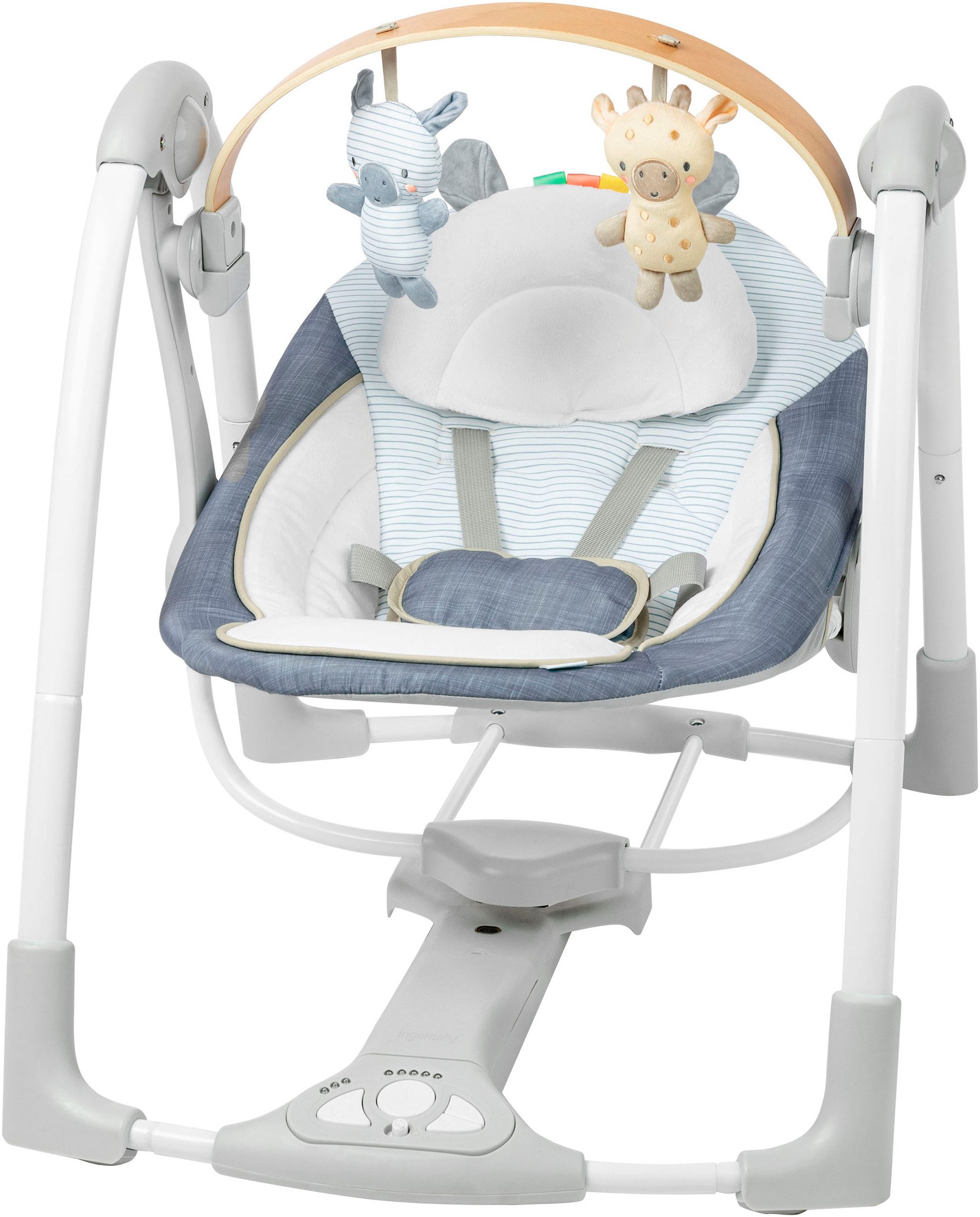 Babywippe Swing 'n Go Portable Swing™ - Chambray