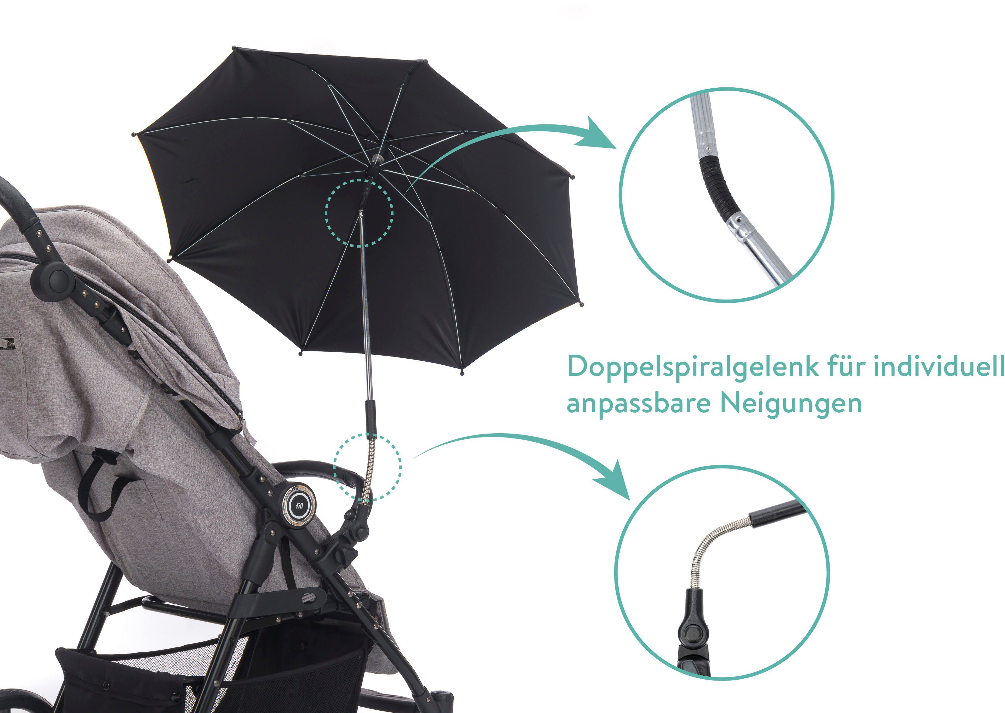 Fillikid Kinderwagenschirm Style