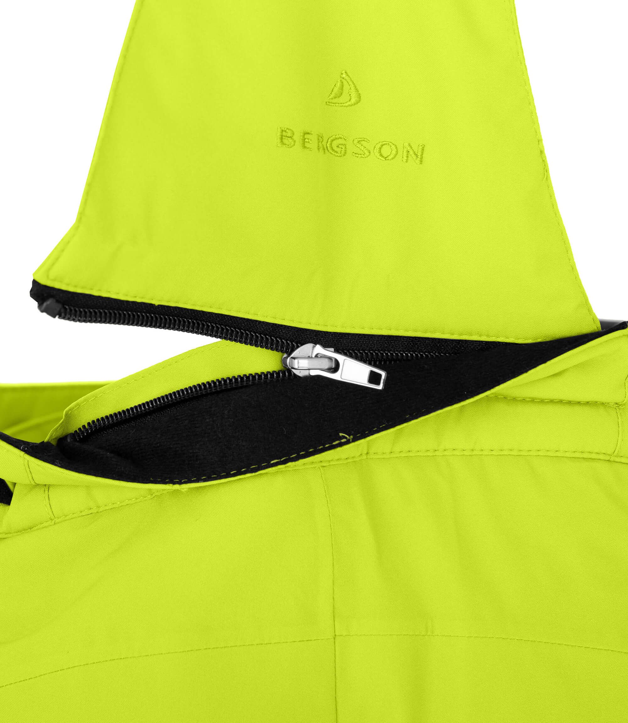 Bergson Skihose PELLY Kinder Skihose, wattiert, 20000 mm Wassersäule, Normalgrößen, leuchte