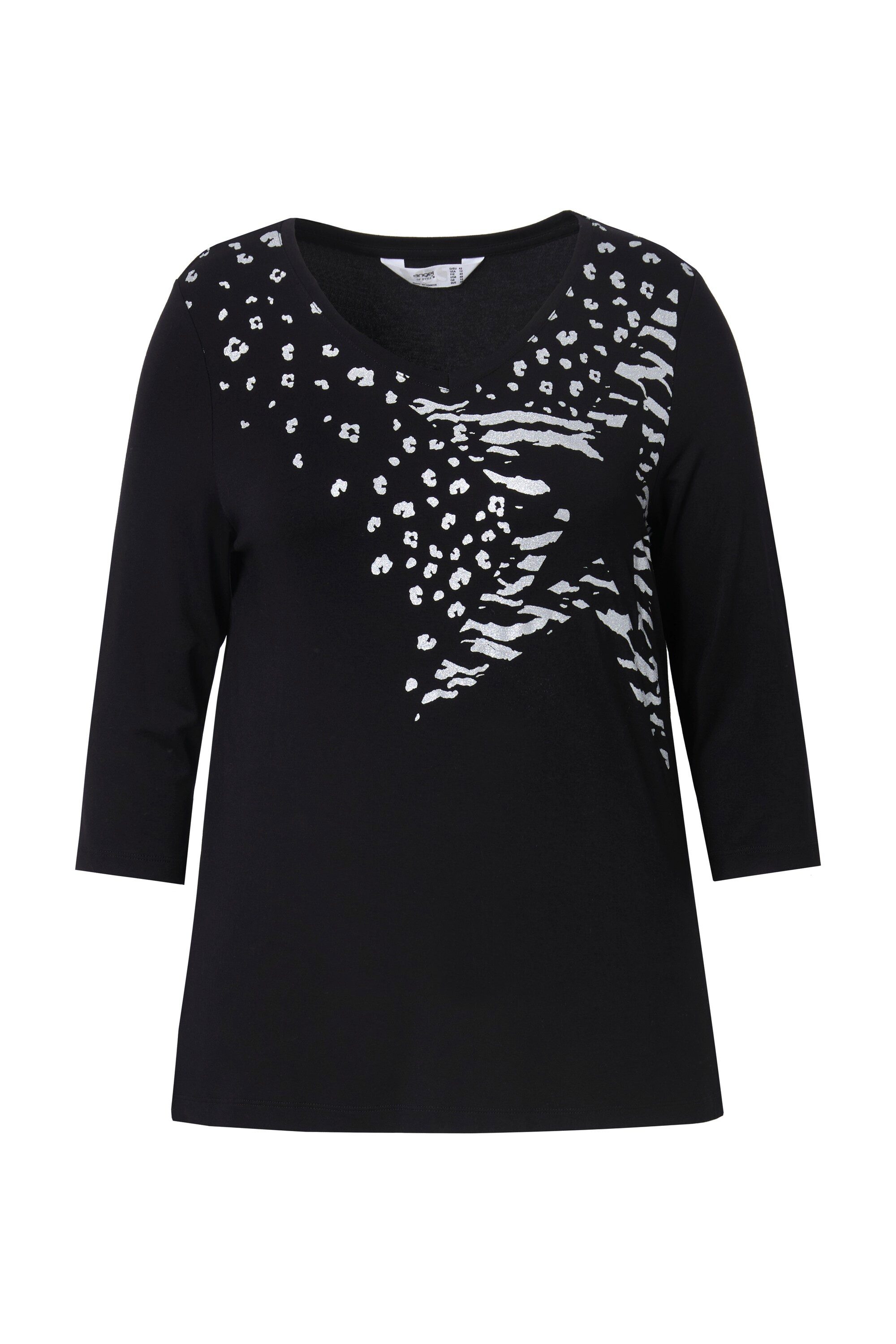 Angel of Style T-Shirt T-Shirt A-Linie Sterne 3/4-Ärmel günstig online kaufen