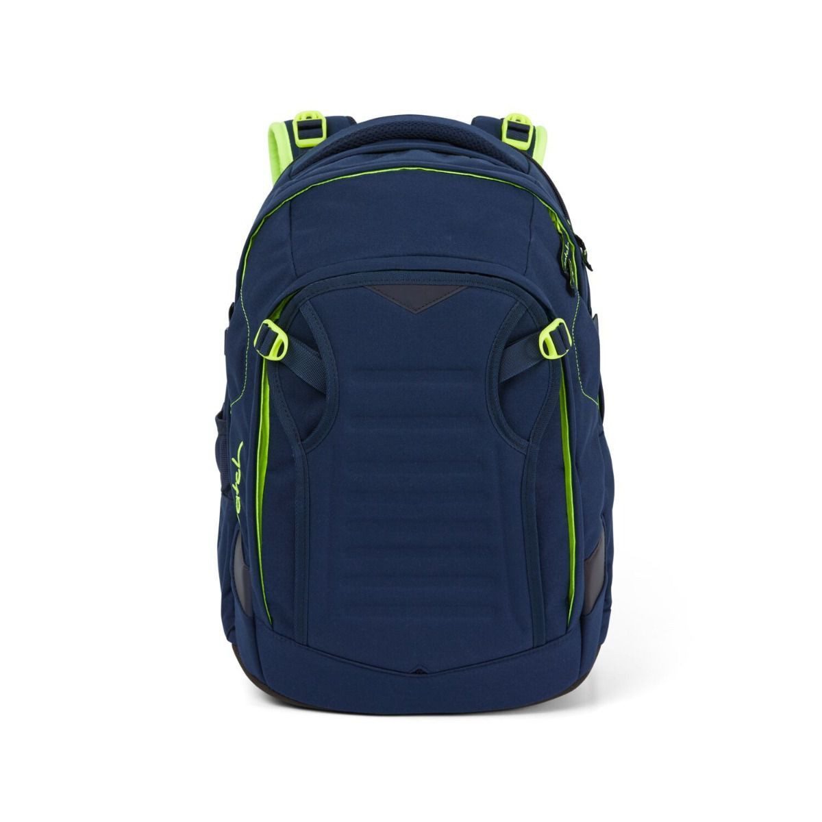 Satch Schulrucksack Match (3tlg., inkl. Schlamperbox und Sporttasche), erweiterbar