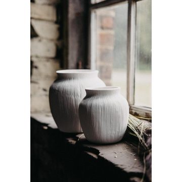 Storefactory Dekovase Vase Fröasen Weiß (18x19cm)