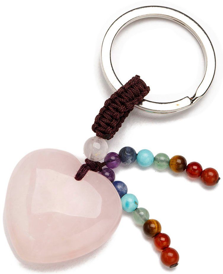 Firetti Schlüsselanhänger Schmuck Geschenk Herz, mit Edelsteinen