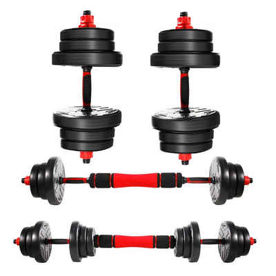 CCLIFE Hantel-Set verstellbar Hantel set Kurzhantel Langhantel Dumbbell Gewichte