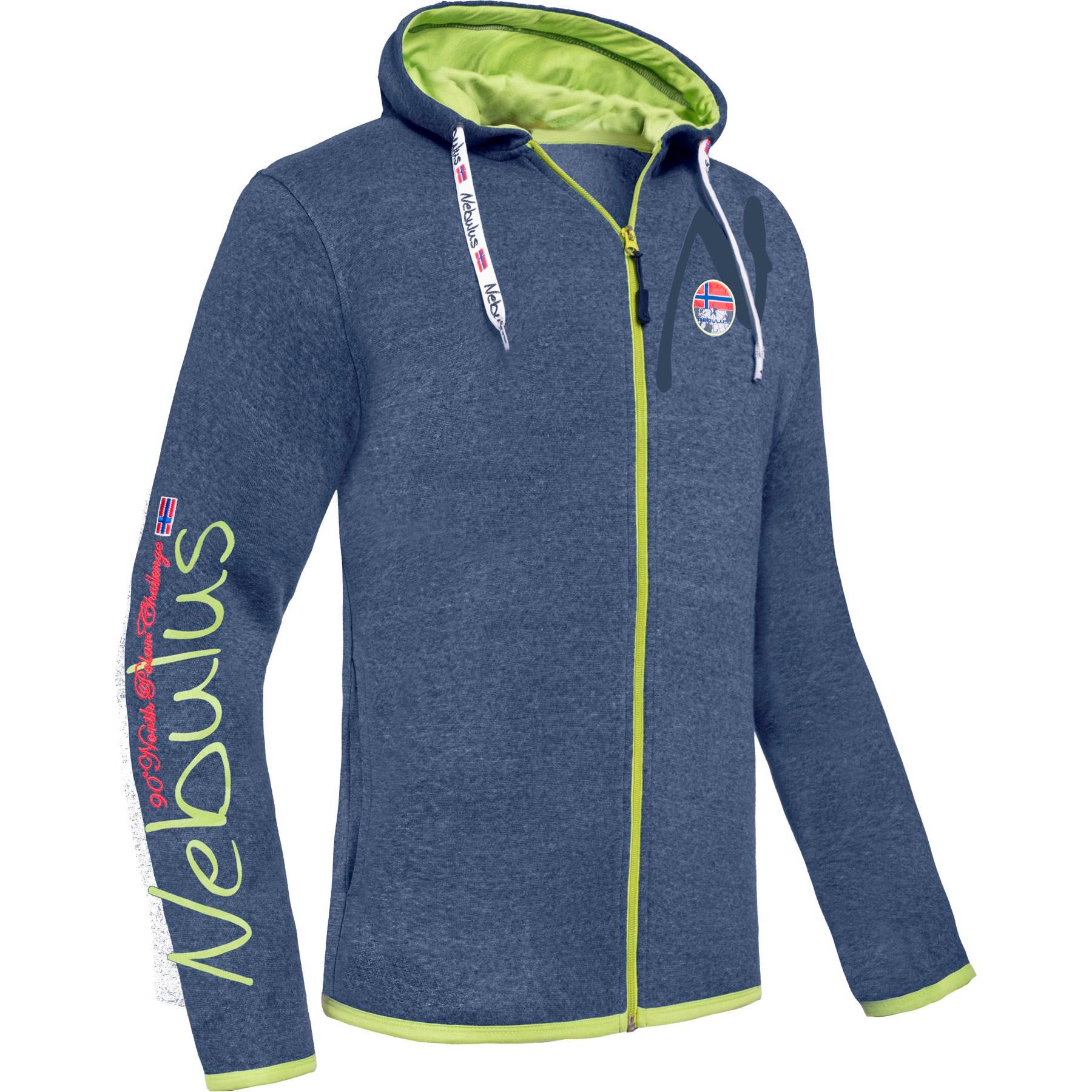 Nebulus Sweatjacke VIPES, P6571 - Herren, navy-lime, XXL