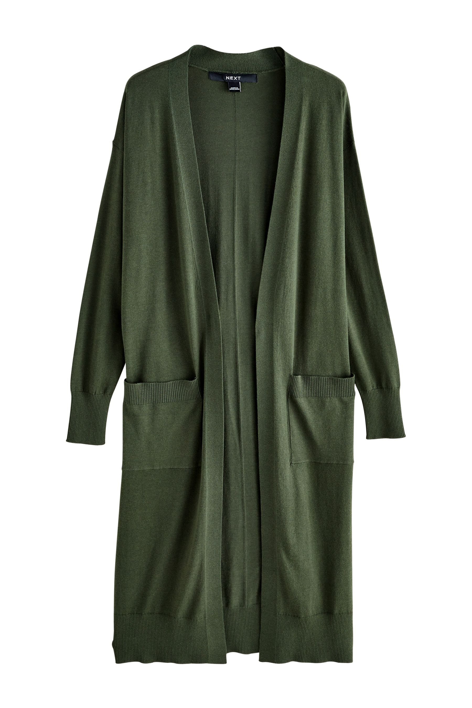 Next Strickjacke Lange, weiche Strickjacke mit Baumwollanteil (1-tlg) günstig online kaufen