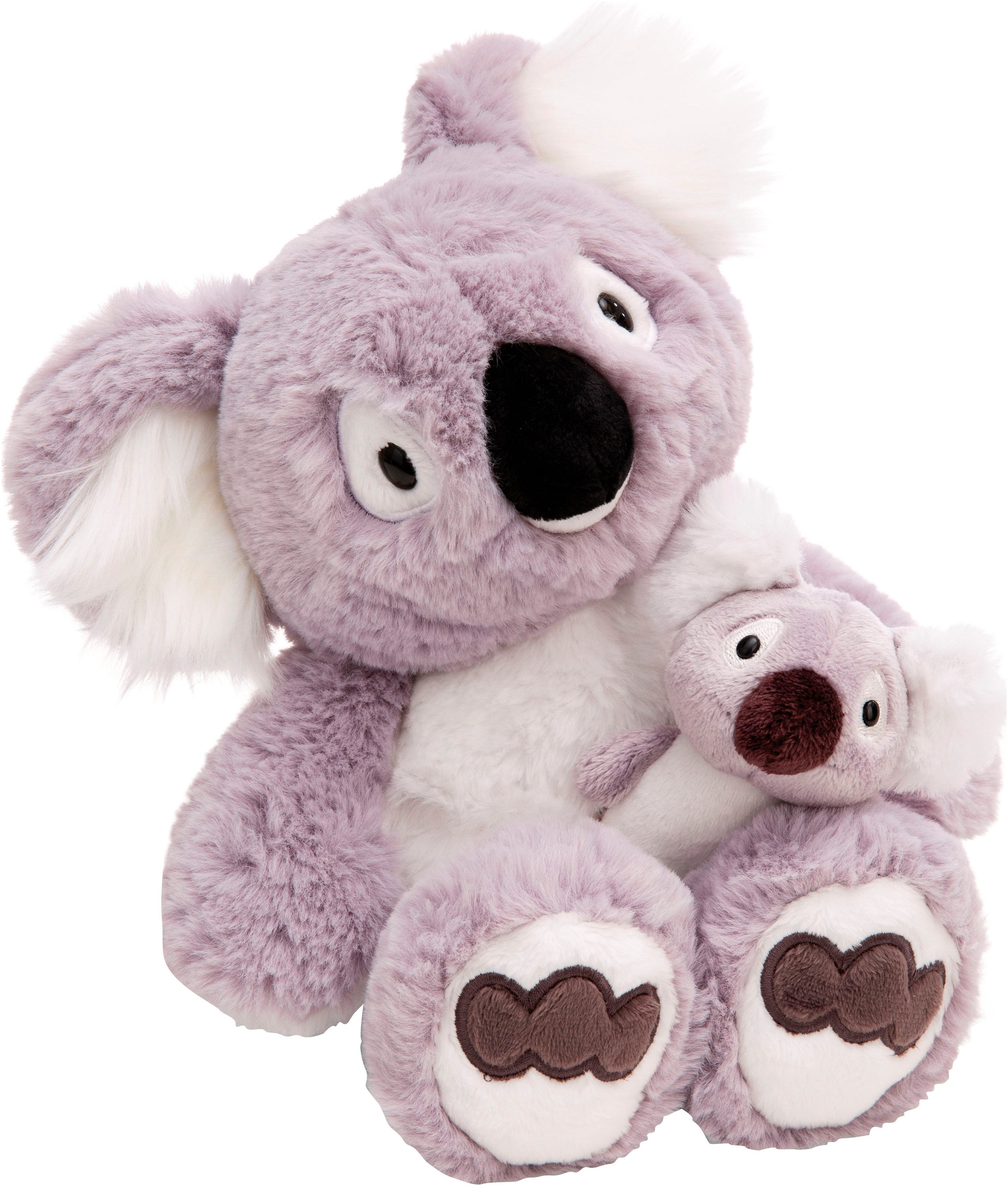 Nici Kuscheltier Wild Friends GREEN, Koala Barry 30 cm schlenkernd mit Kind 10 cm