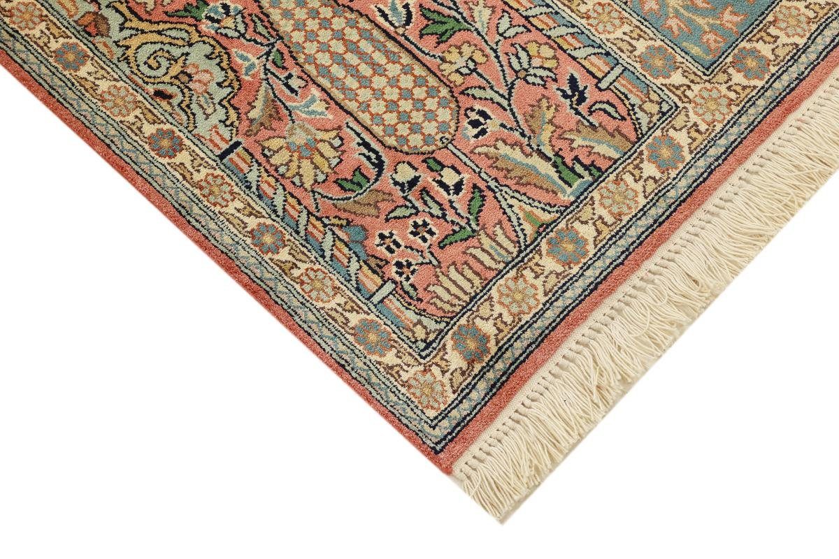 Kaschmir Trading, 4 Nain Handgeknüpfter Höhe: Seide Orientteppich, Seidenteppich rechteckig, mm 63x90