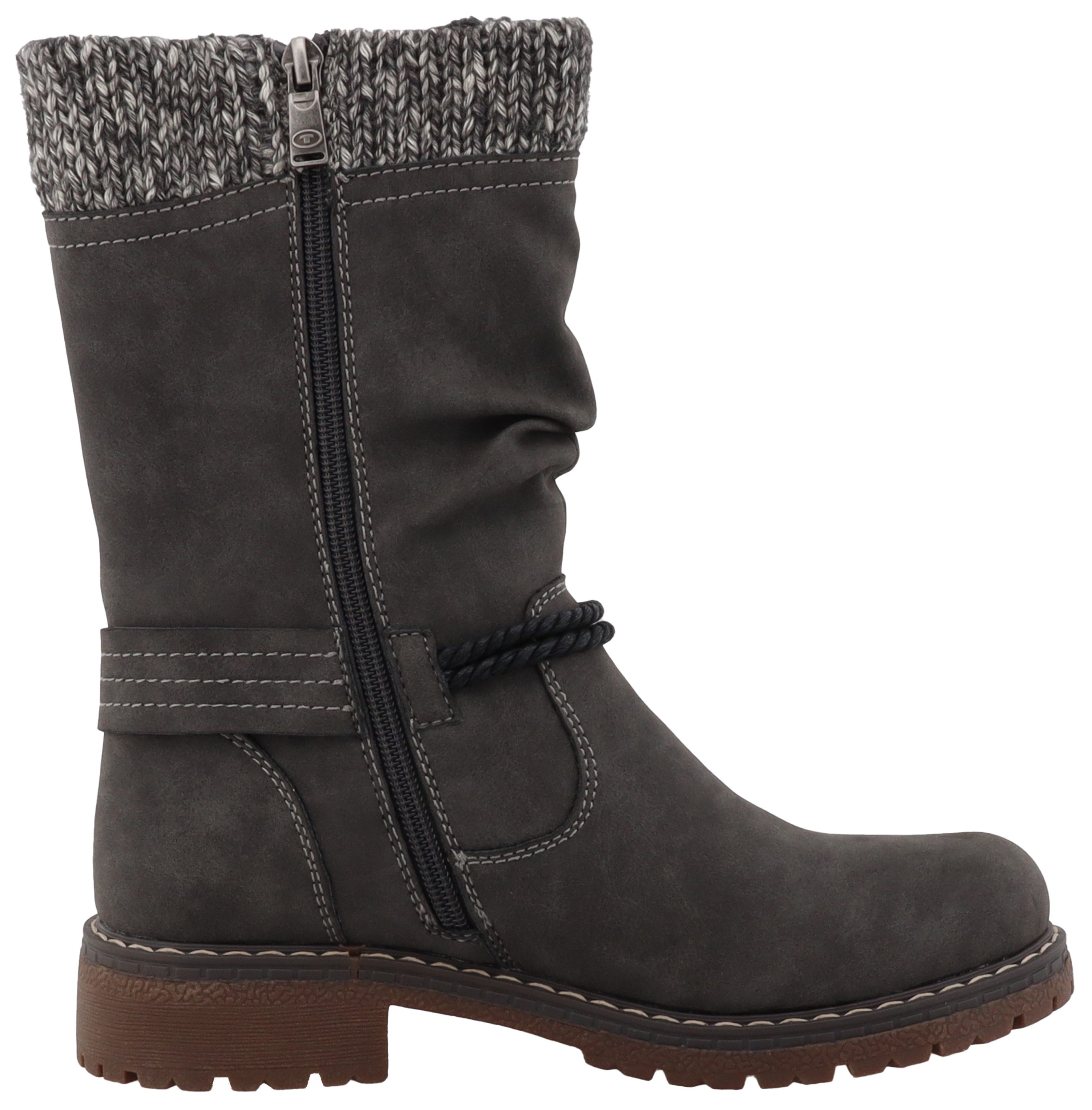 TOM TAILOR Stiefel, Blockabsatz, Kurzstiefel in Bequemweite G (weit) günstig online kaufen