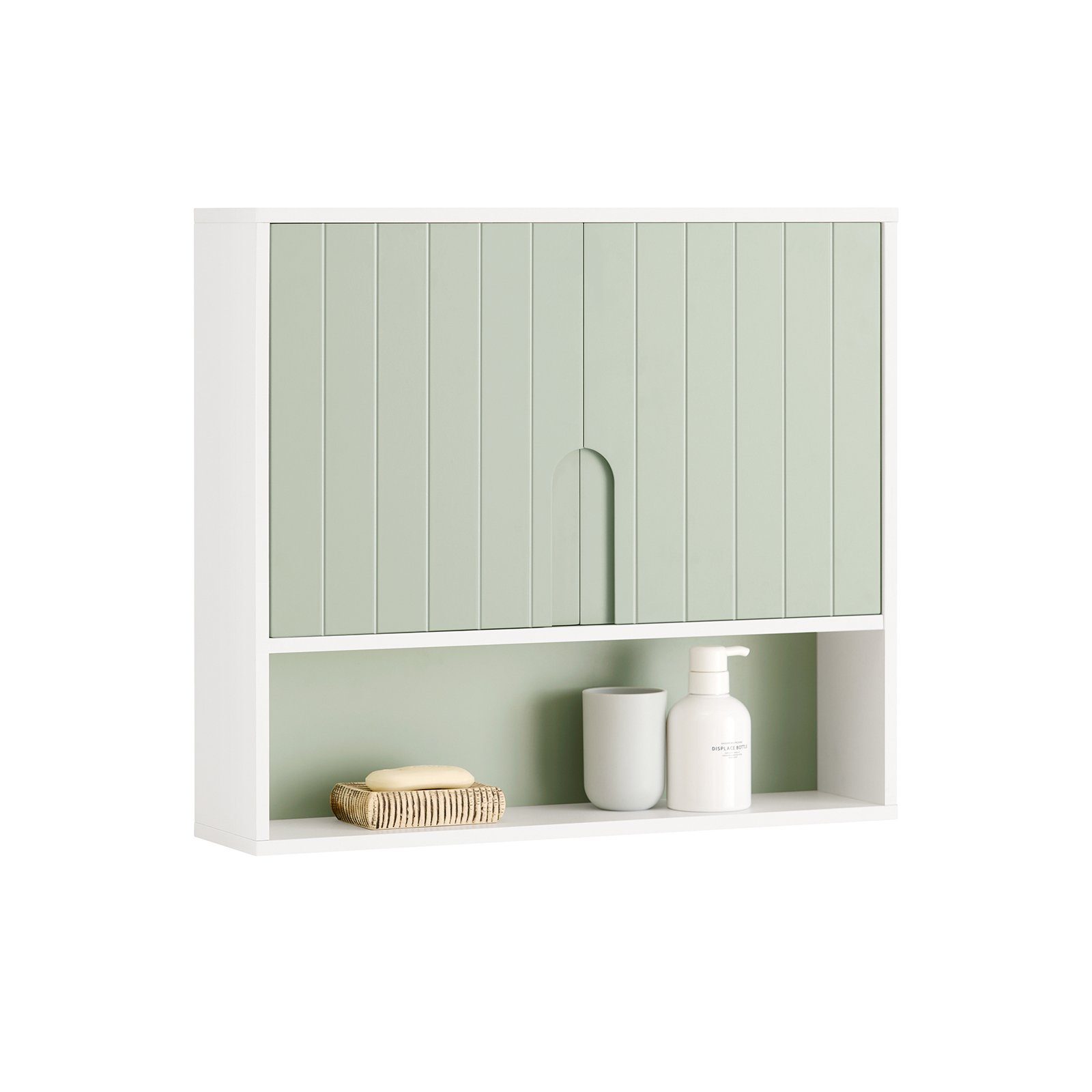 SoBuy Hängeschrank BZR140 Badschrank Wandschrank Badhängeschrank Küchenschrank Medizinschrank