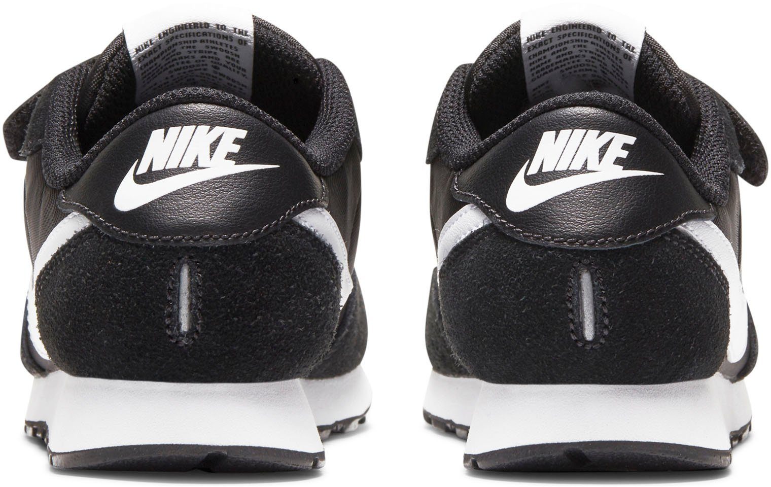 Nike BLACK-WHITE MD Klettverschluss mit VALIANT Sportswear Sneaker