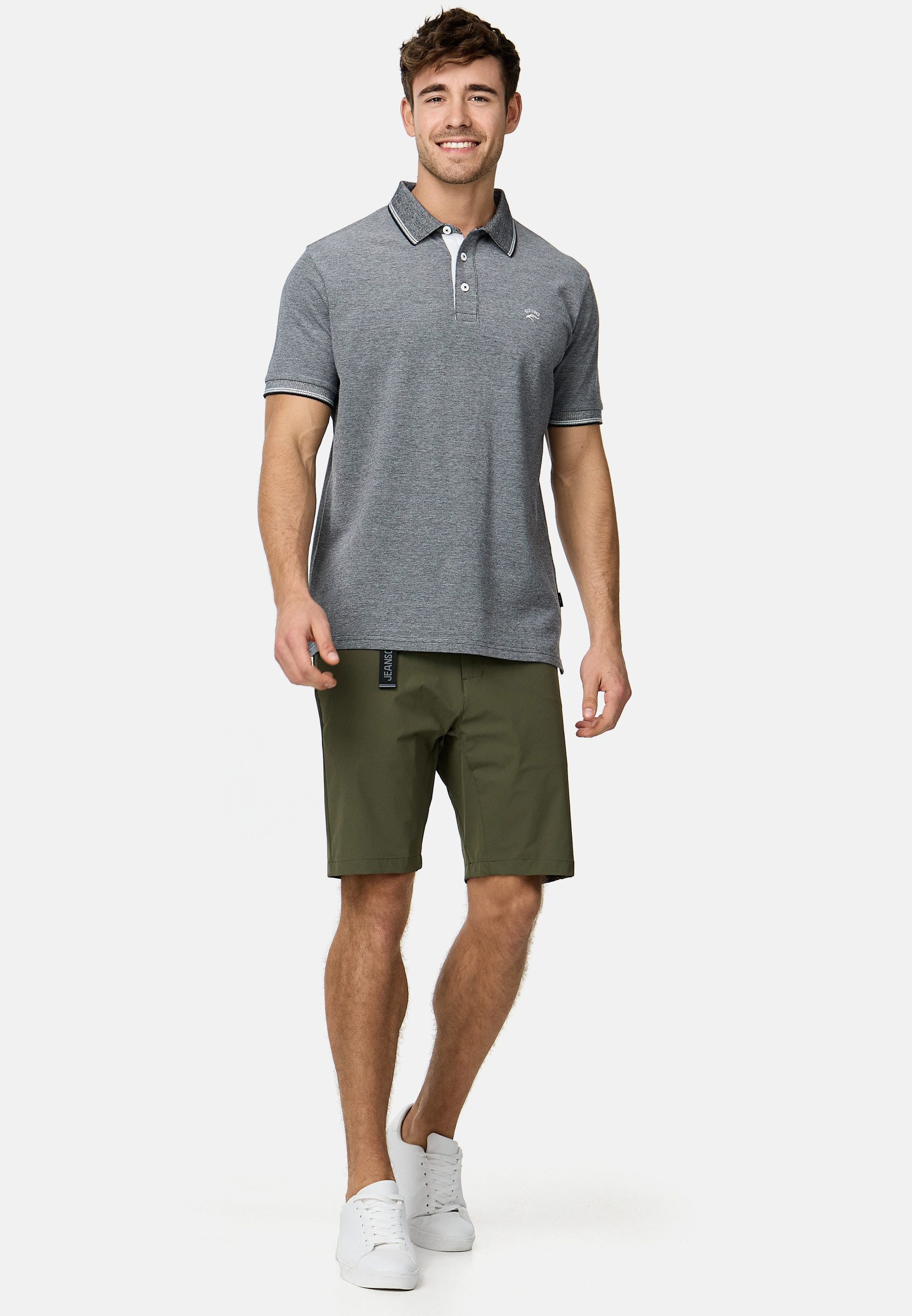 Indicode Poloshirt Herren INSan Jose Polo Shirt Herrenshirt 100% Baumwolle