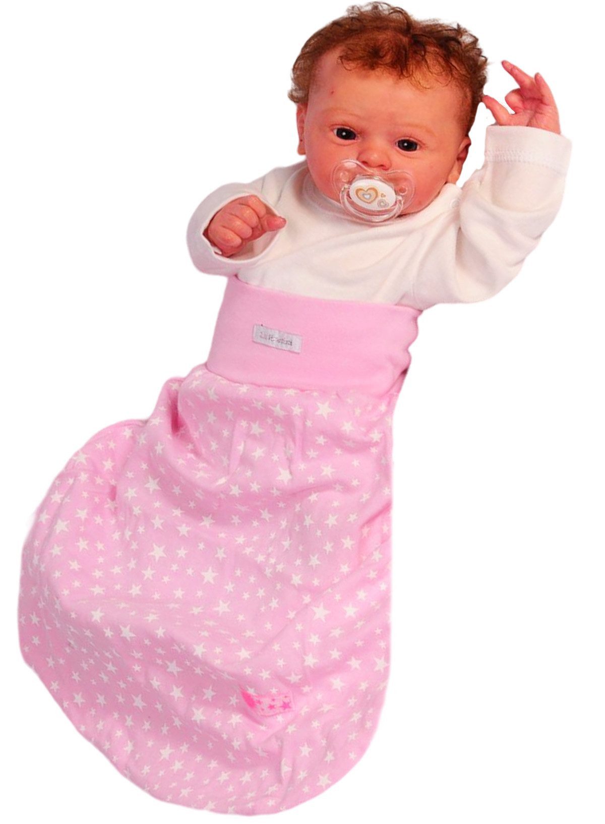 La Bortini Pucksack Leichter Fußsack Sommer Frühjahr Stramplersack für Babys Kleinkinder, aus reiner Baumwolle, in verschiedenen Längen vorhanden