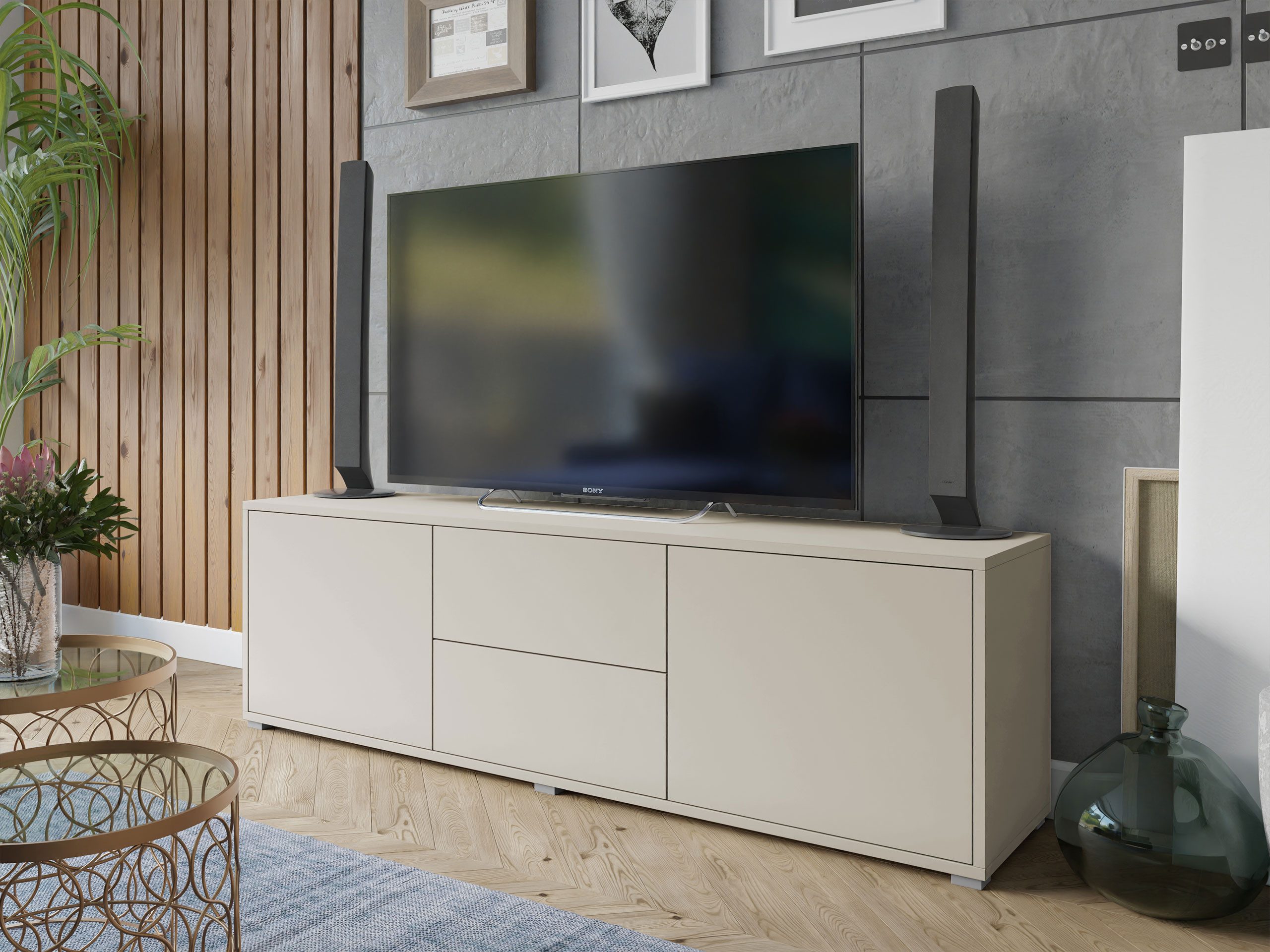 MIRJAN24 TV-Schrank Gesita 2D2SZ (mit 2 günstig online kaufen